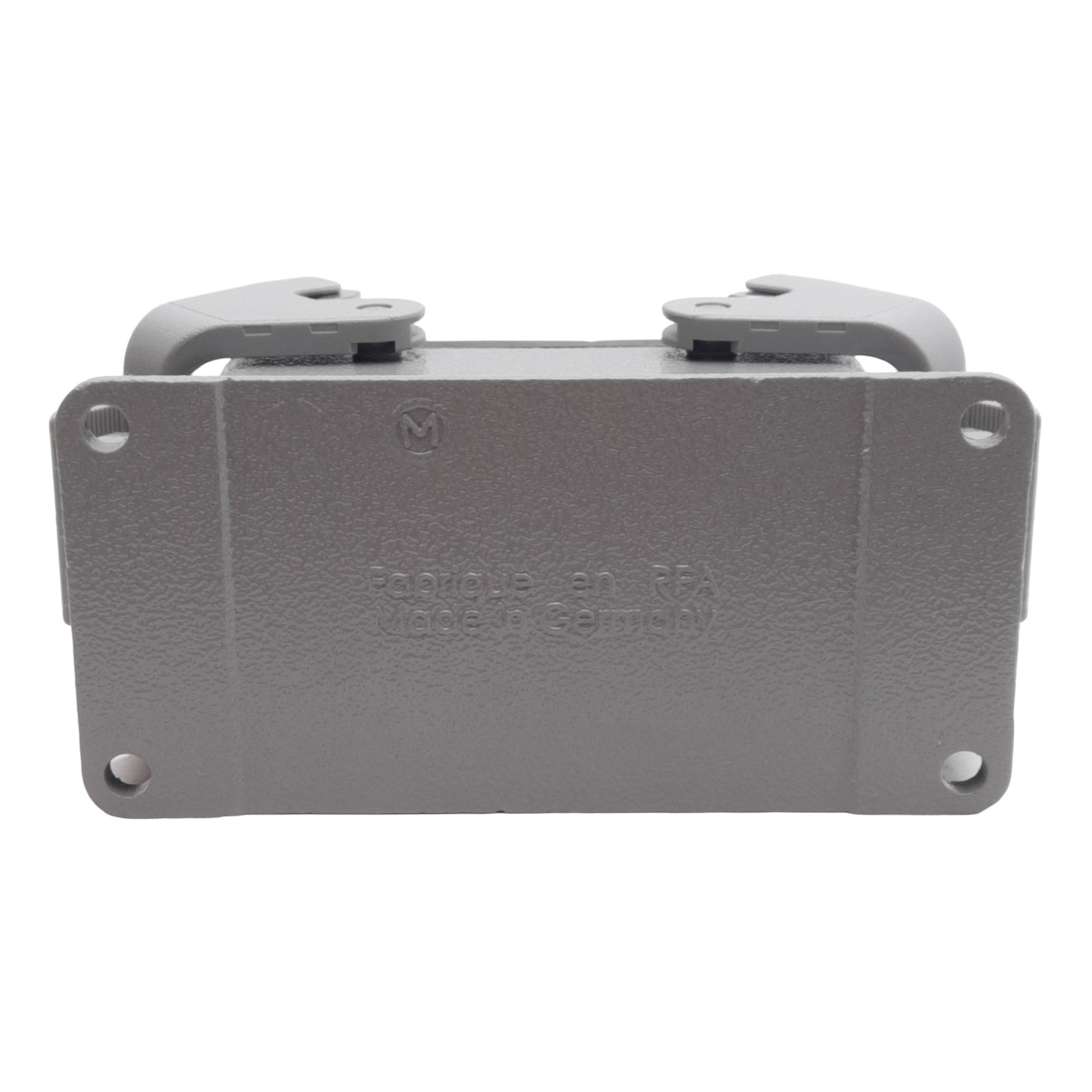 New Lot of 2 Harting 19300161231 HAN 16B-asg-1-QB-M25 Side Entry Aluminum Hood, M25