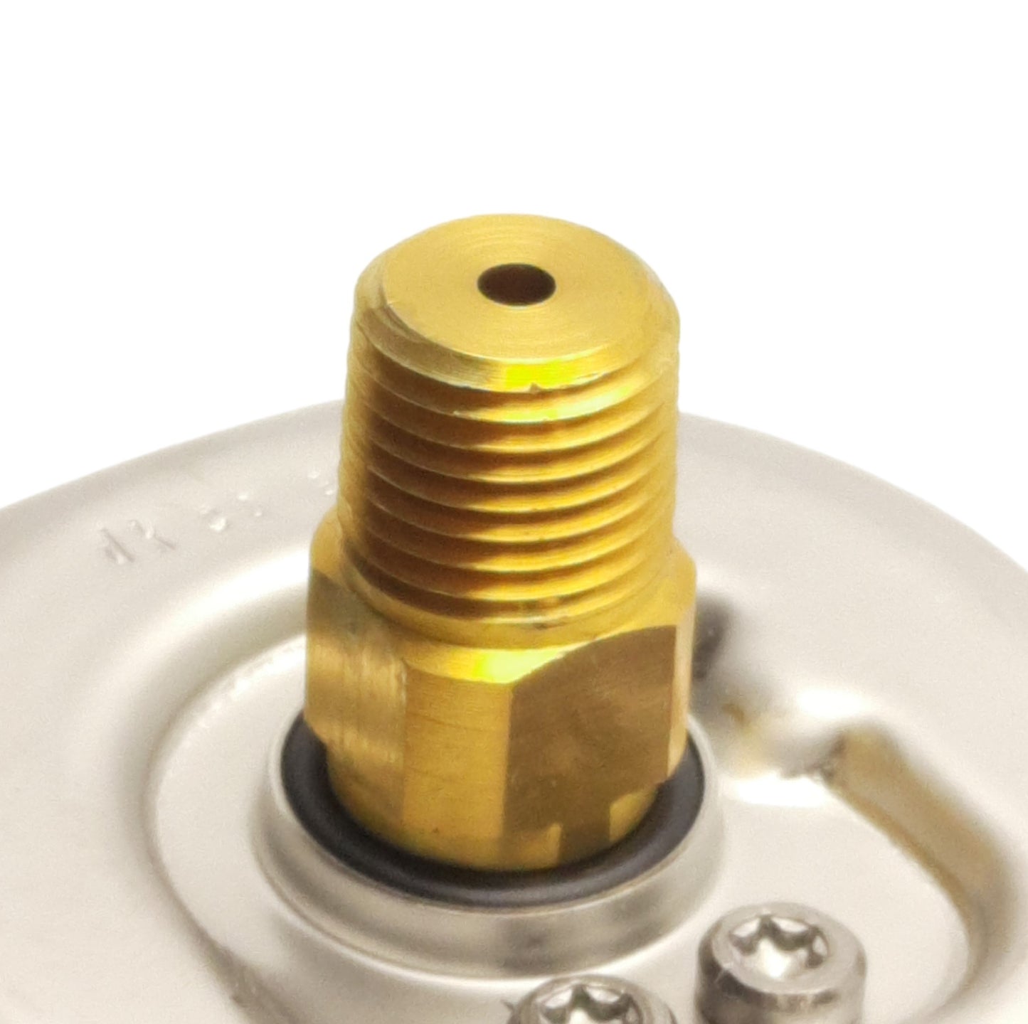 New Noshok 25-911-3000 PSI/kPa Pressure Gauge, Filled, 3000Psi/20000kPa, 1/4in NPT M