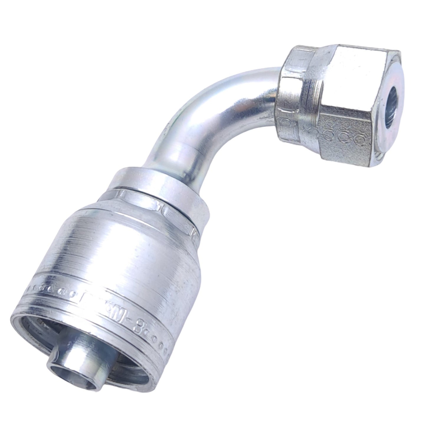 New Danfoss 1AA8FRB8.041 Crimp Hose Fitting, 90° Elbow, 13/16-16, ORS -8 Hose
