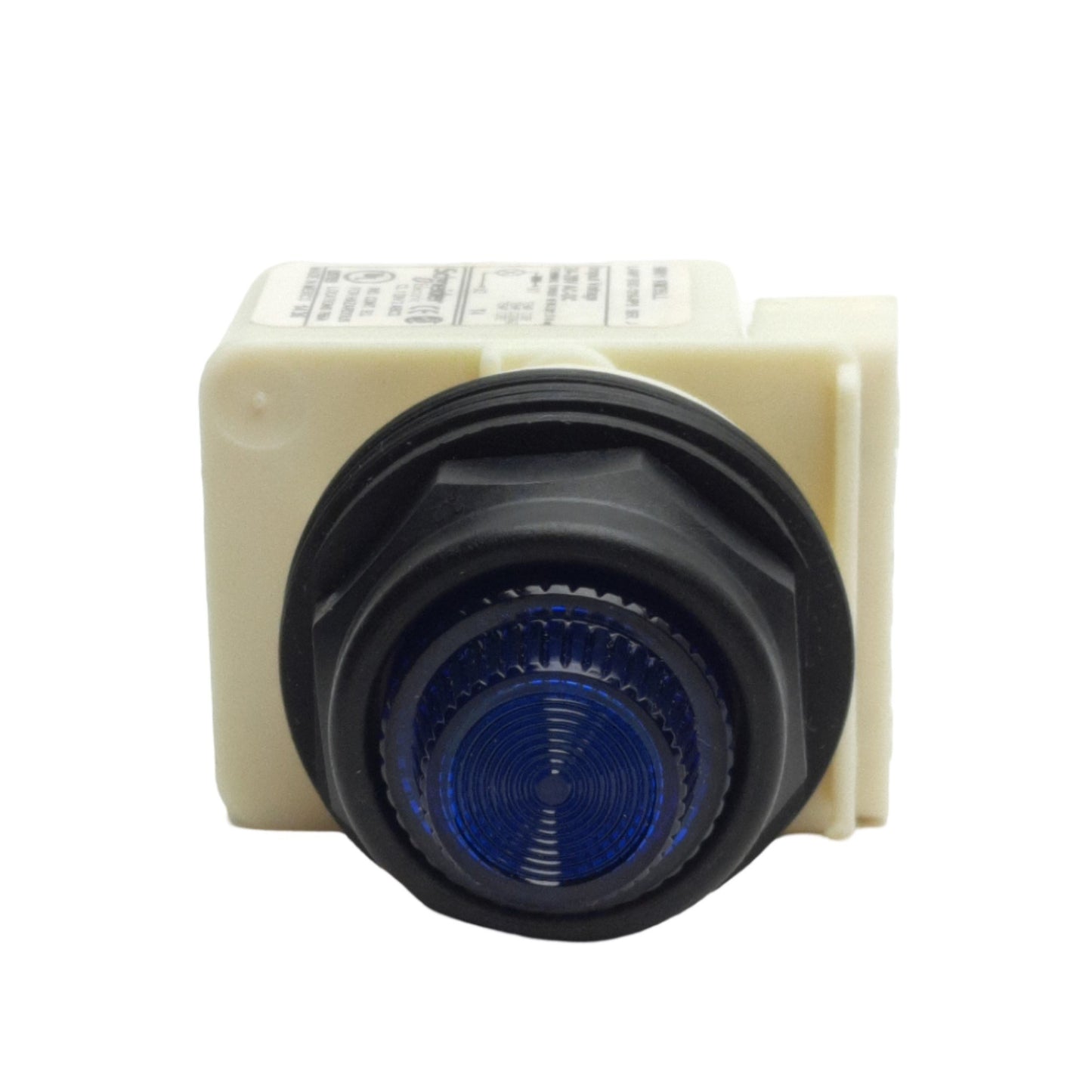 New Schneider Electric 9001SKP35LLL31 Pilot Light, 30mm, Blue, 24VAC/DC, Flat Lens