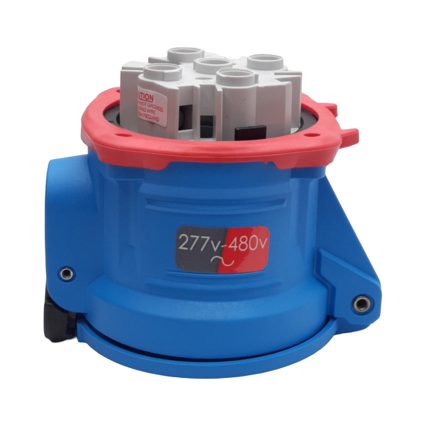 New Meltric 63-64047 DSN60 Receptacle, 3P+N+G, 3-Phase 480Y/277VAC 60A, 20/5HP