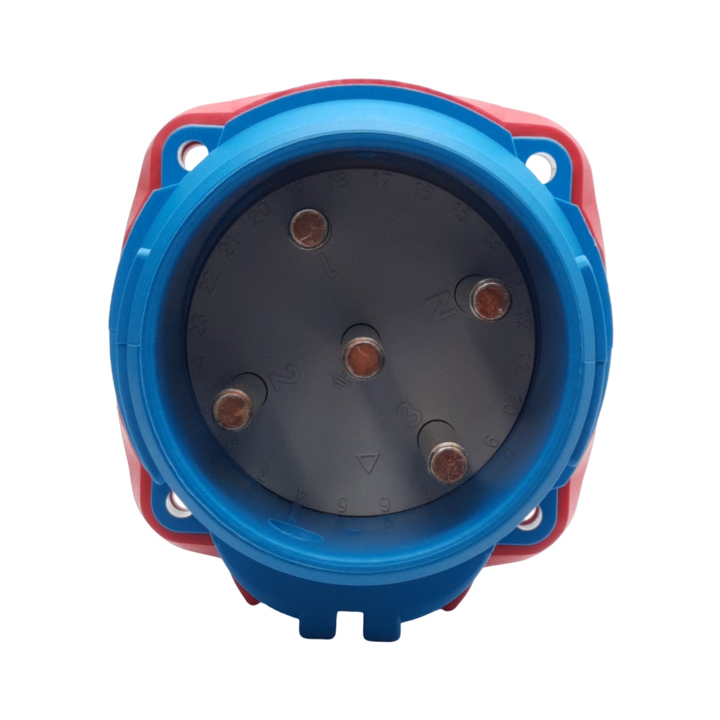 New Meltric 63-68047 DSN60 Inlet/Plug, 3P+N+G, 3-Phase 480Y/277VAC 60A, 20/5HP