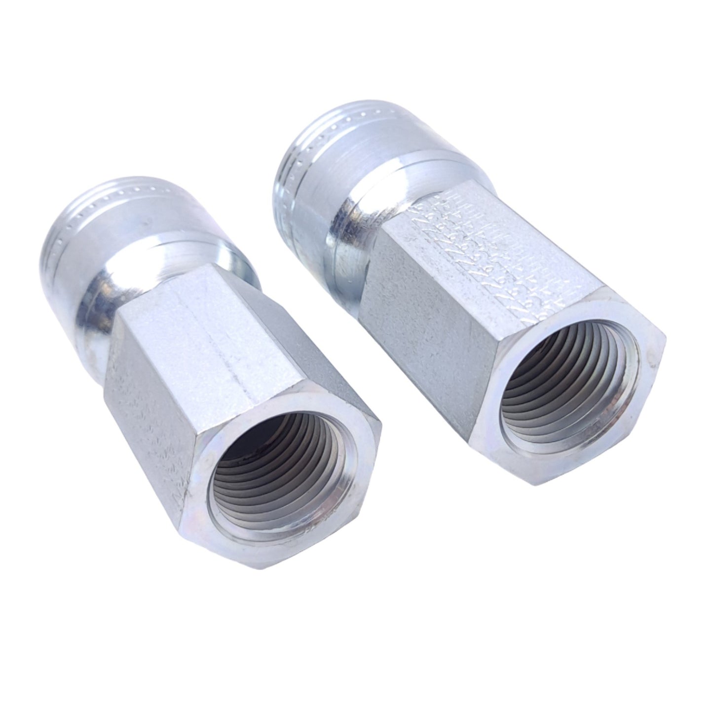 New Lot of 2 Danfoss 1AA8FP8 Straight Crimp Hose Fittings, 1/2in NPTF, -8 Hose