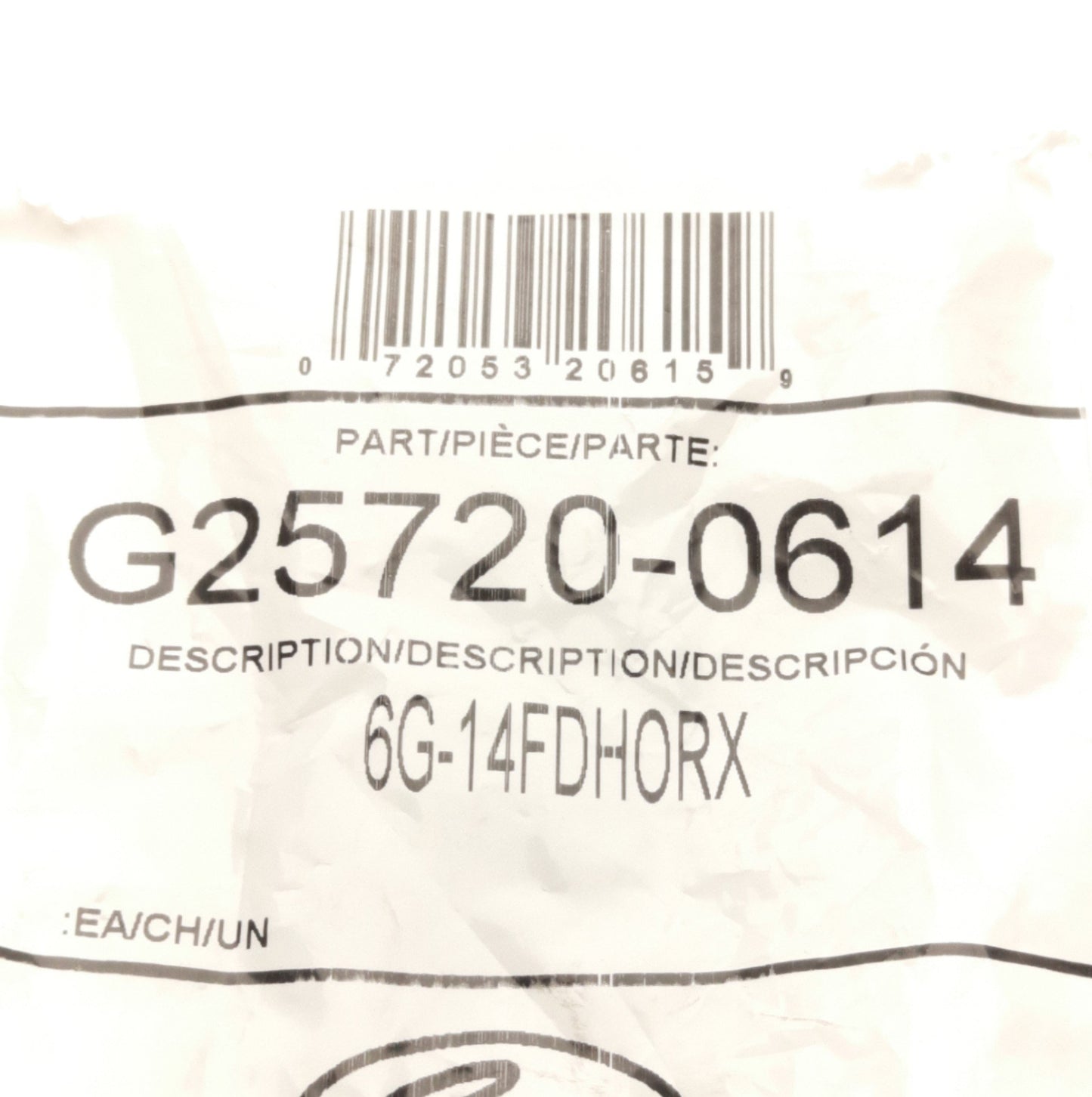New Gates G25720-0614 Hydraulic Fitting, 14mm Female DIN 24° Cone Swivel, 3/8in Hose