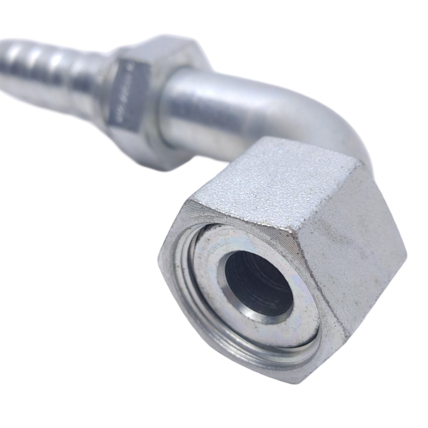 New Gates 12GS-12FFORX90M 734733445 Barbed Hose Fitting, 90° Elbow, ORFS, ø3/4in