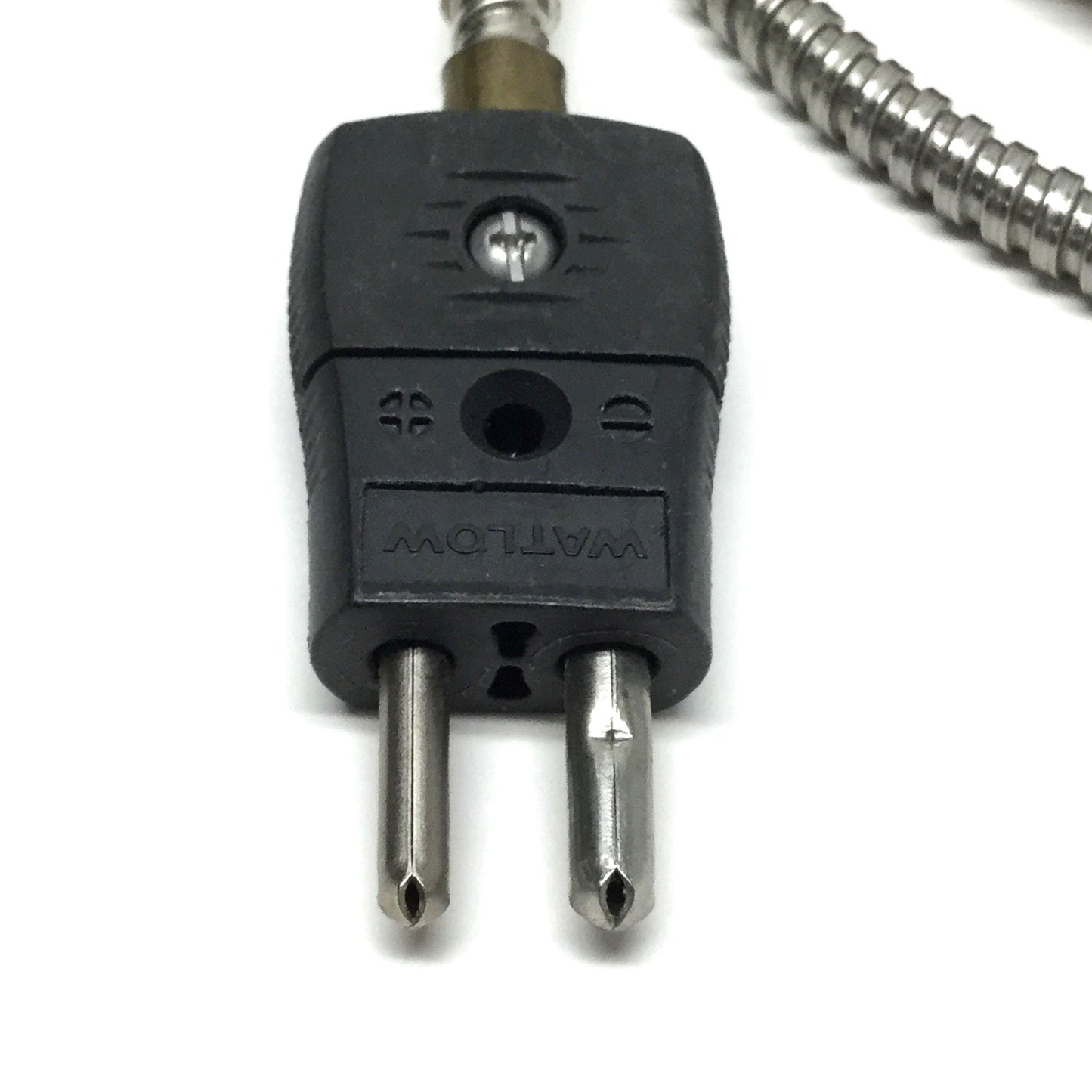 New – Open box Watlow 30DJHGR060D Rigid Sheath Bayonet Thermocouple SS Hose Type J, 8" x Ø3/16"