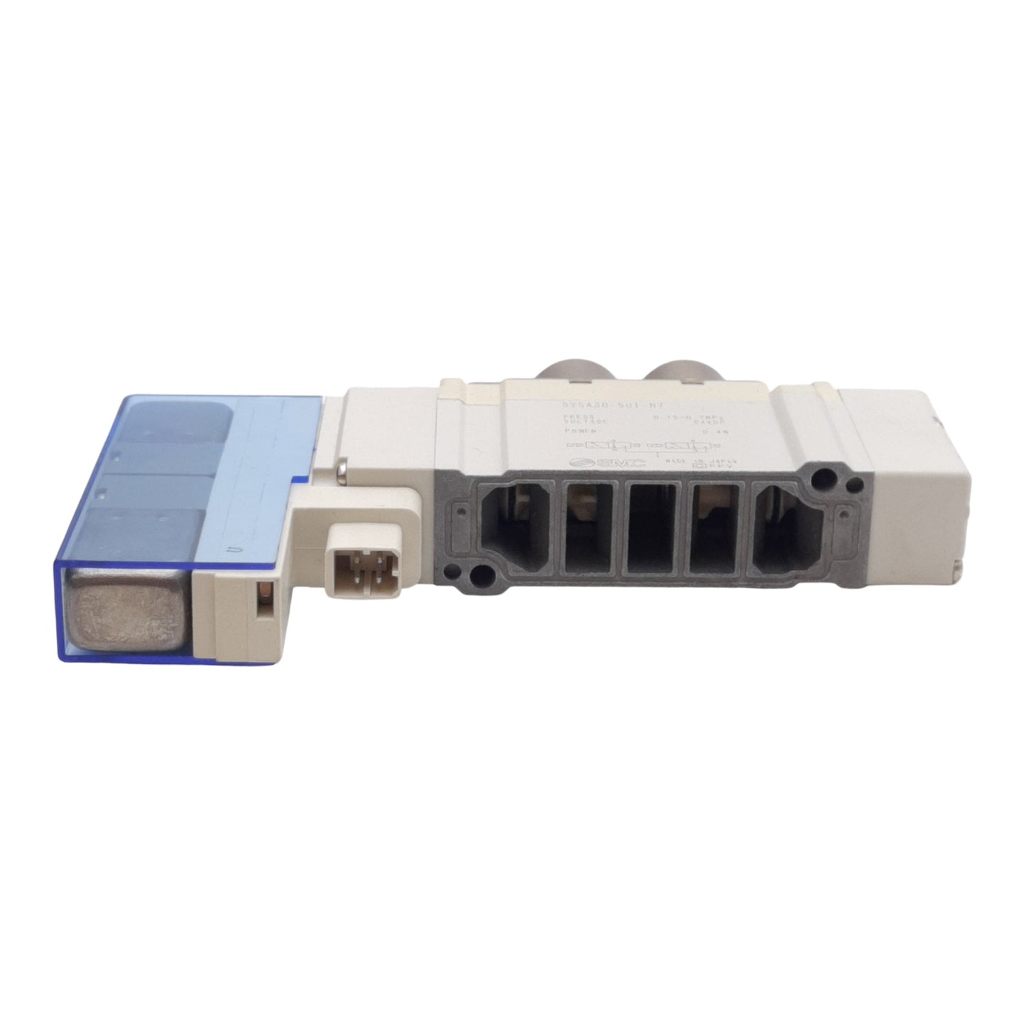 New SMC SY5A30-5U1-N7 Solenoid Valve 4-Position Dual 3-Port, 0.15-0.7MPa, 24VDC Coil