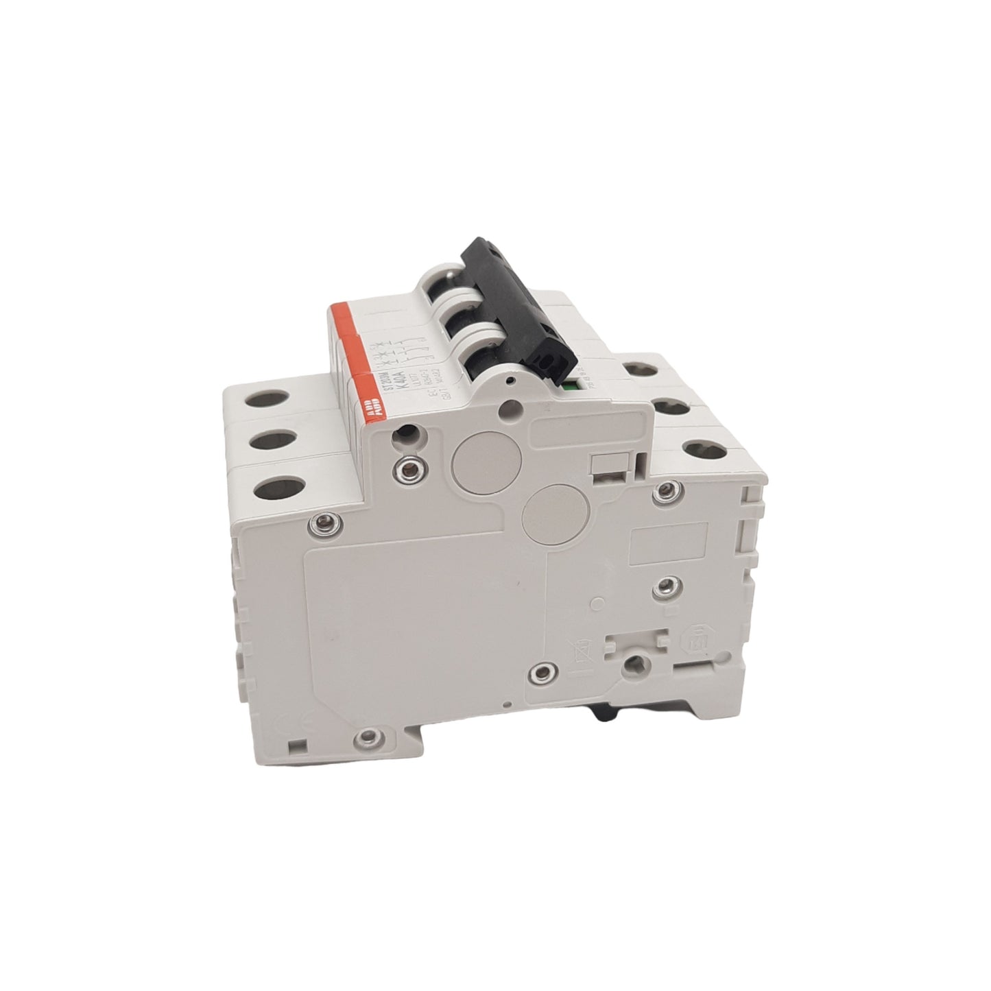 New ABB ST203M-K40 Miniature Circuit Breaker, 3-Pole, 40A, 480Y/277VAC, DIN Rail
