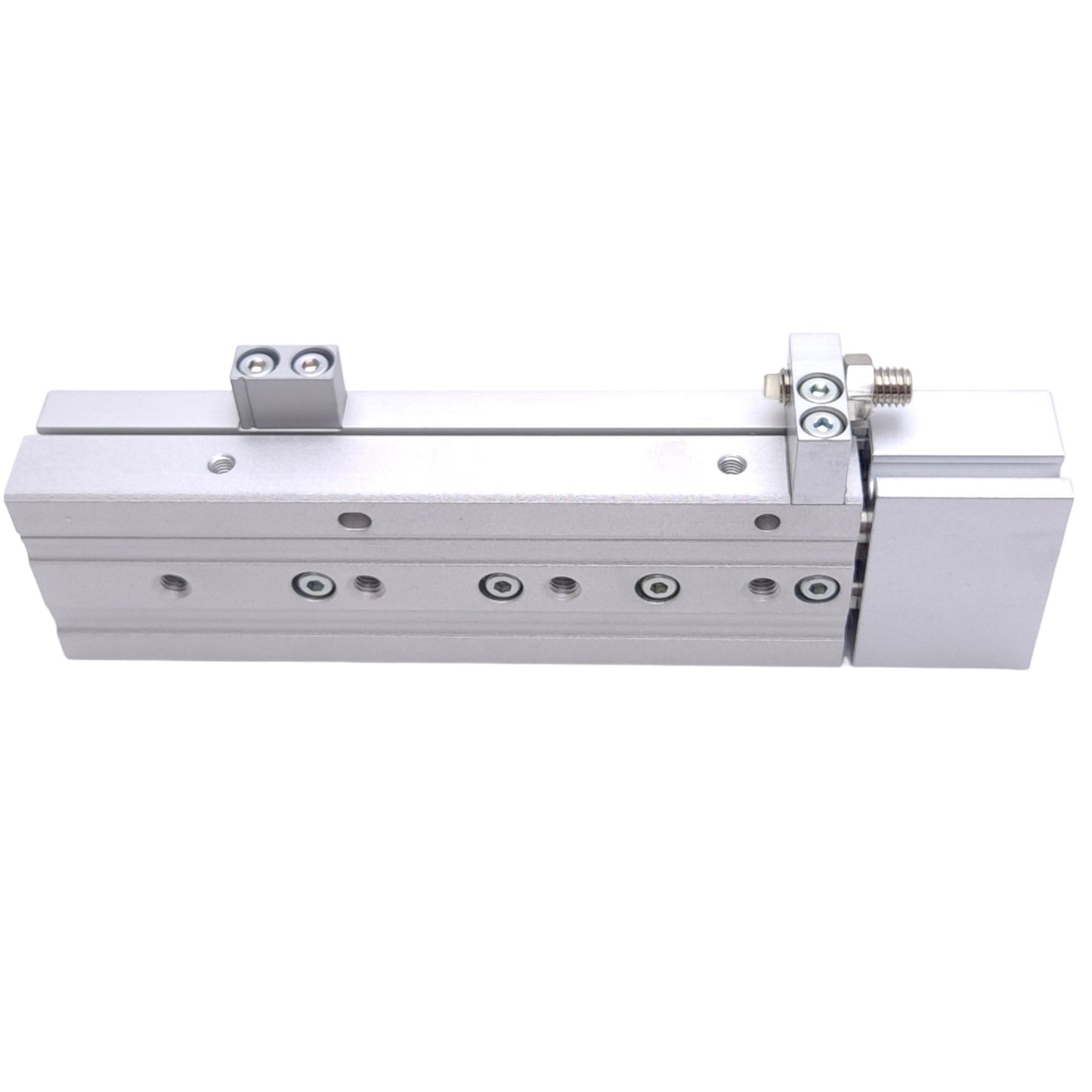 New SMC MXS6-50ASF Pneumatic Slide Table, ø6mm Bore, 50mm Stroke, M3x0.5, 0.7MPa