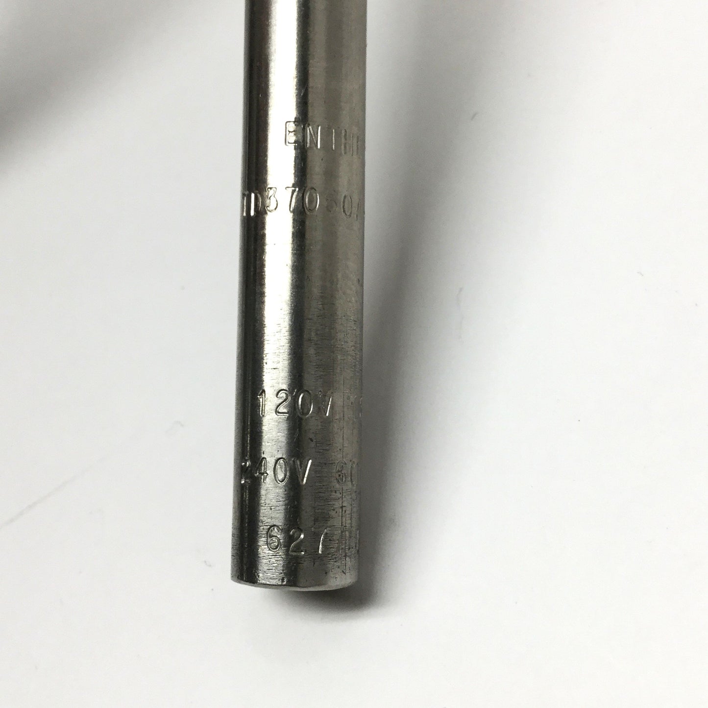 New – Open box Entherm TD37060A Cartridge Heater, Right-Angle Ø3/8" x 6", 120V 150W / 240V 600W