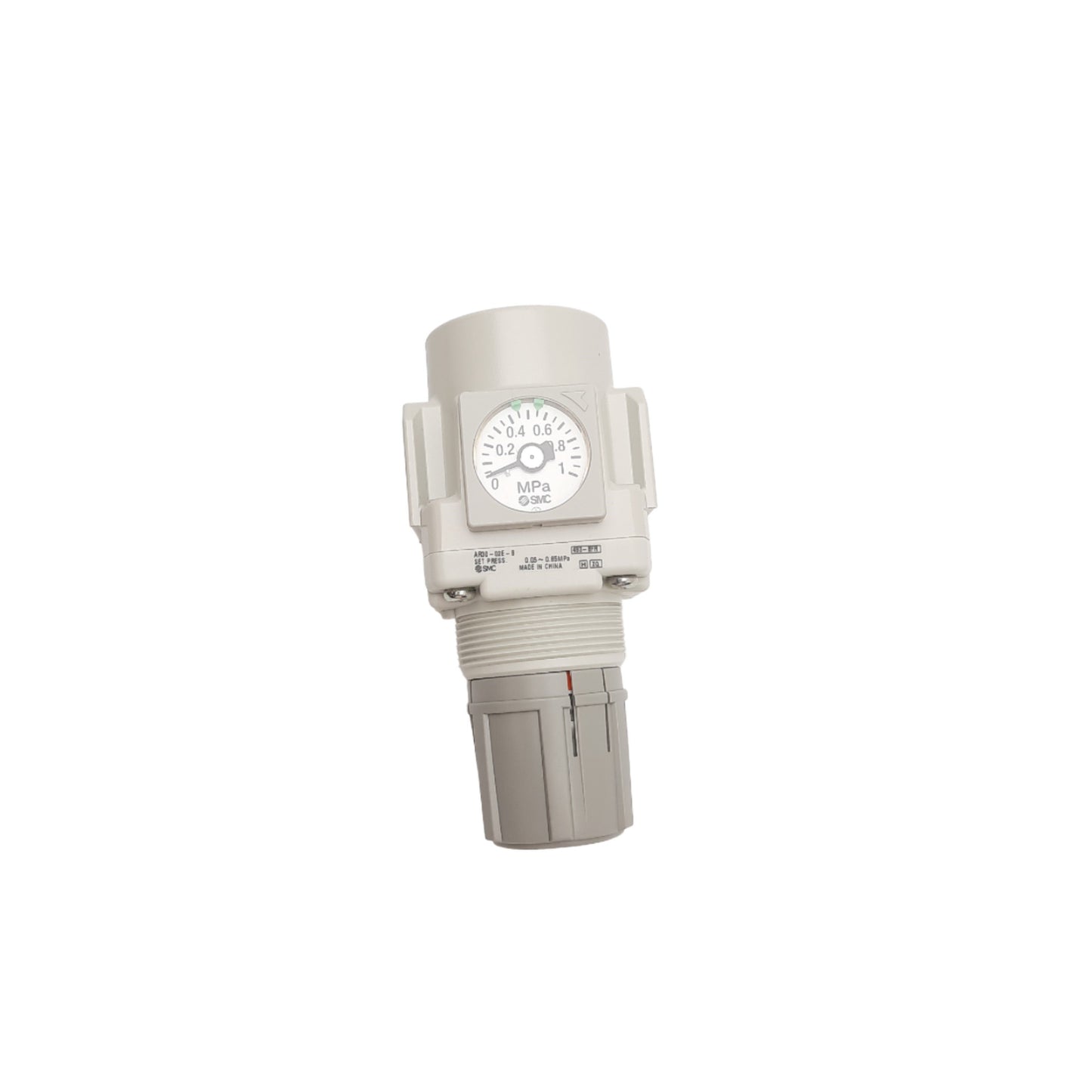 New SMC AR30-02E-B Air Regulator, 0.05 to 0.85MPa, Rc 1/4in, Left to Right Flow