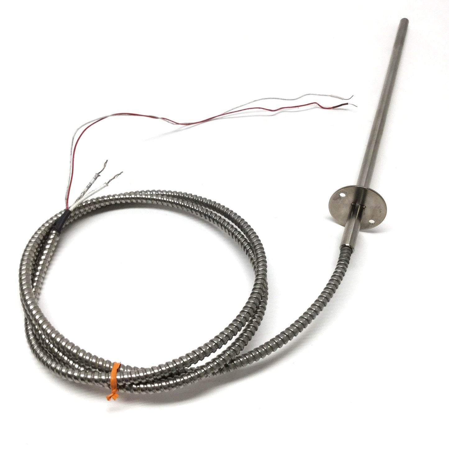New – Open box Entherm HR37136A Cartridge Heater, SS Hose, Ø3/8" x 13.6" 240V 1250W w/Type J TC