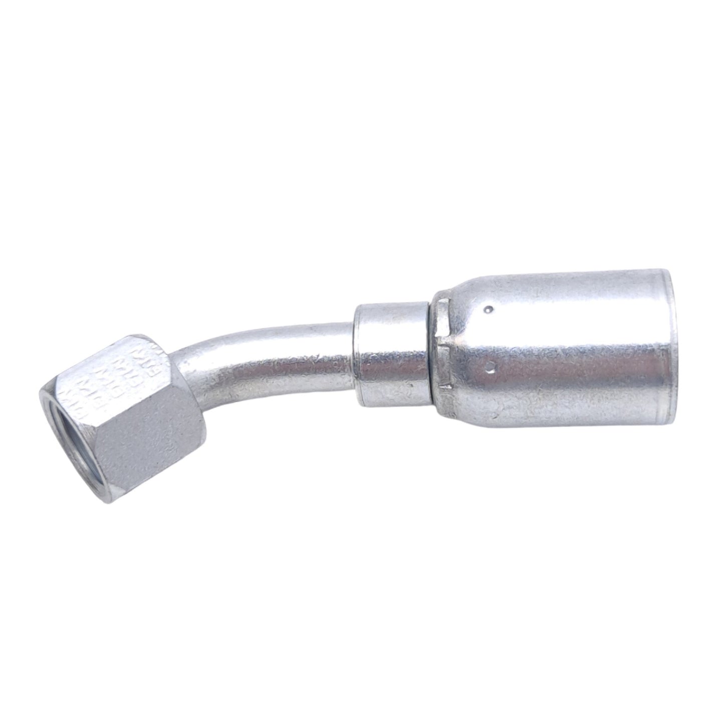 New Danfoss 06906E-686 Crimp Hose Fitting, 45° Elbow, 5/16" JIC 37 Female Swivel, -6
