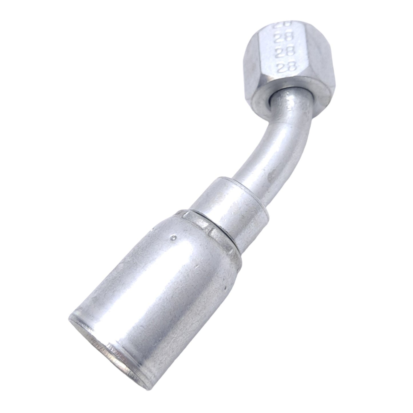New Danfoss 06906E-686 Crimp Hose Fitting, 45° Elbow, 5/16" JIC 37 Female Swivel, -6