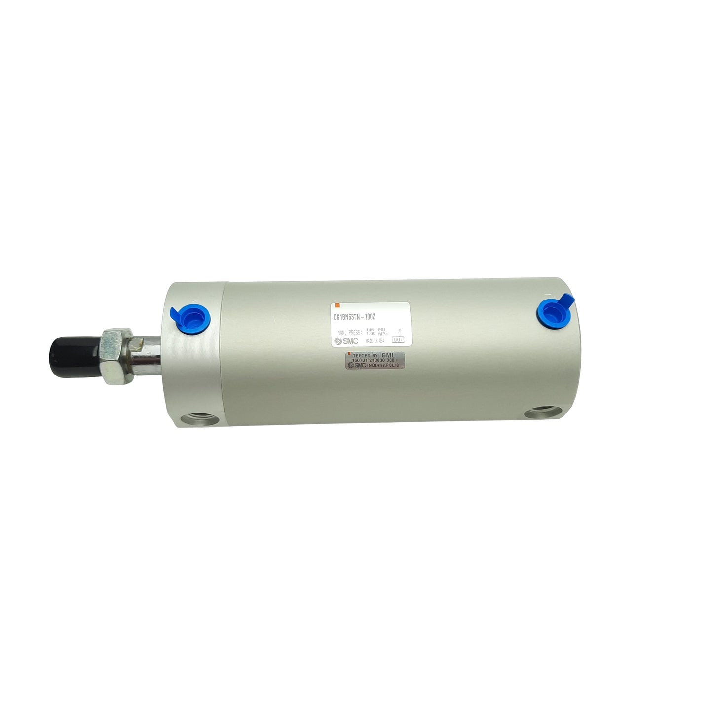 New SMC CG1BN63TN-100Z Round-Body Air Cylinder, 63mm Bore, 100mm Stroke, 1/8in NPT