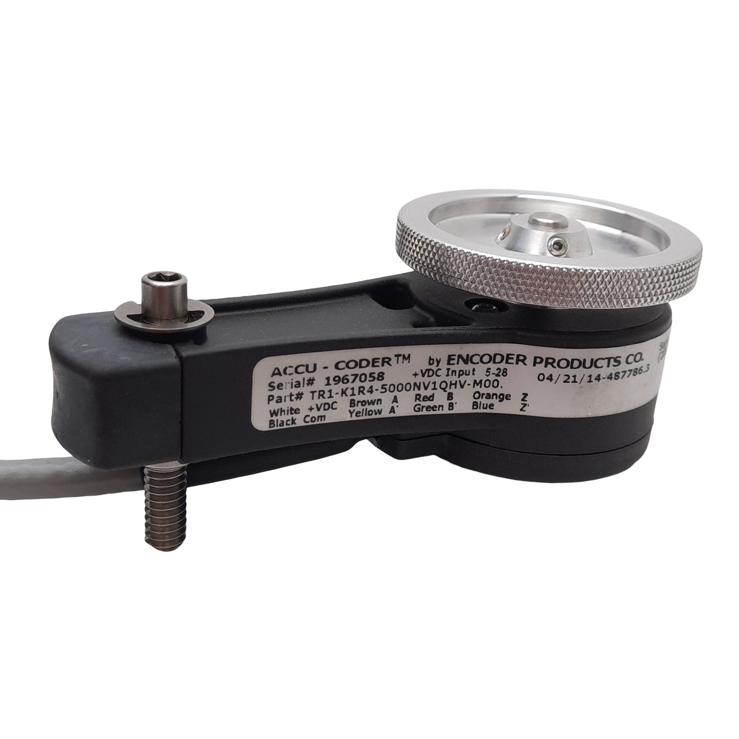 New Accu-Coder TR1-K1R4-5000NV1QHV-M00 Linear Encoder, 5000CPR, 5-28VDC, 2m Cable