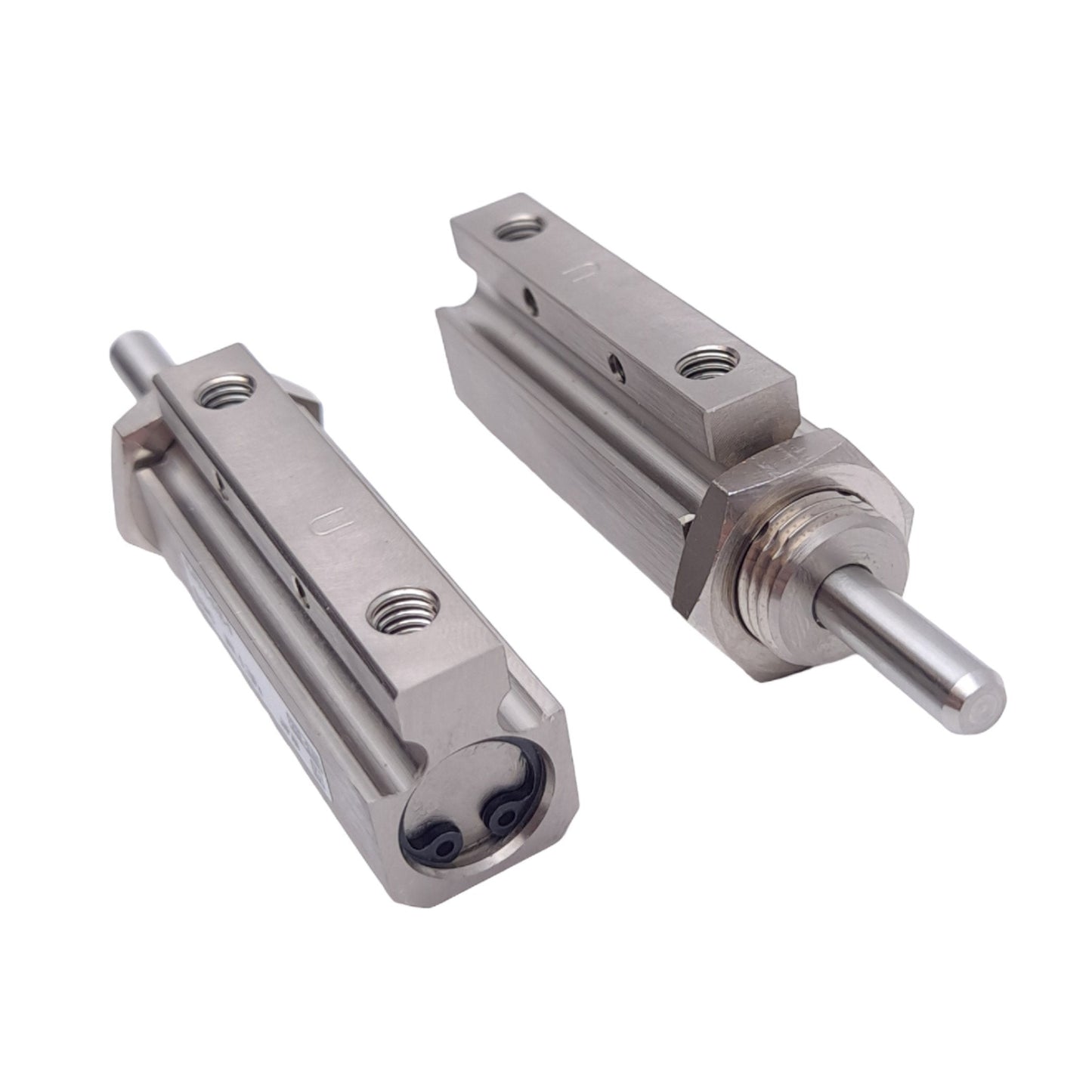 New Lot of 2 SMC NCJPB10-075D-B Pin Cylinders, ø10mm Bore, 3/4in Stroke, 0.7MPa