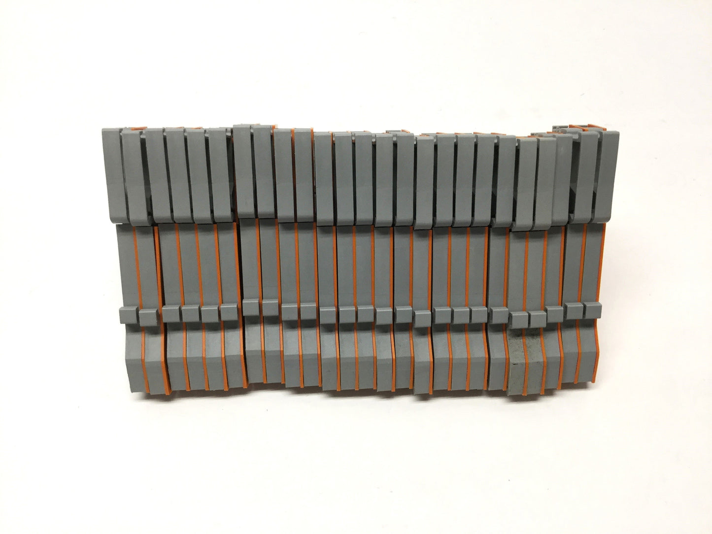 Used Lot of 25 Wago 281-531 4-Position Motor Wiring Terminal Blocks, 400V 25A, L1-L2