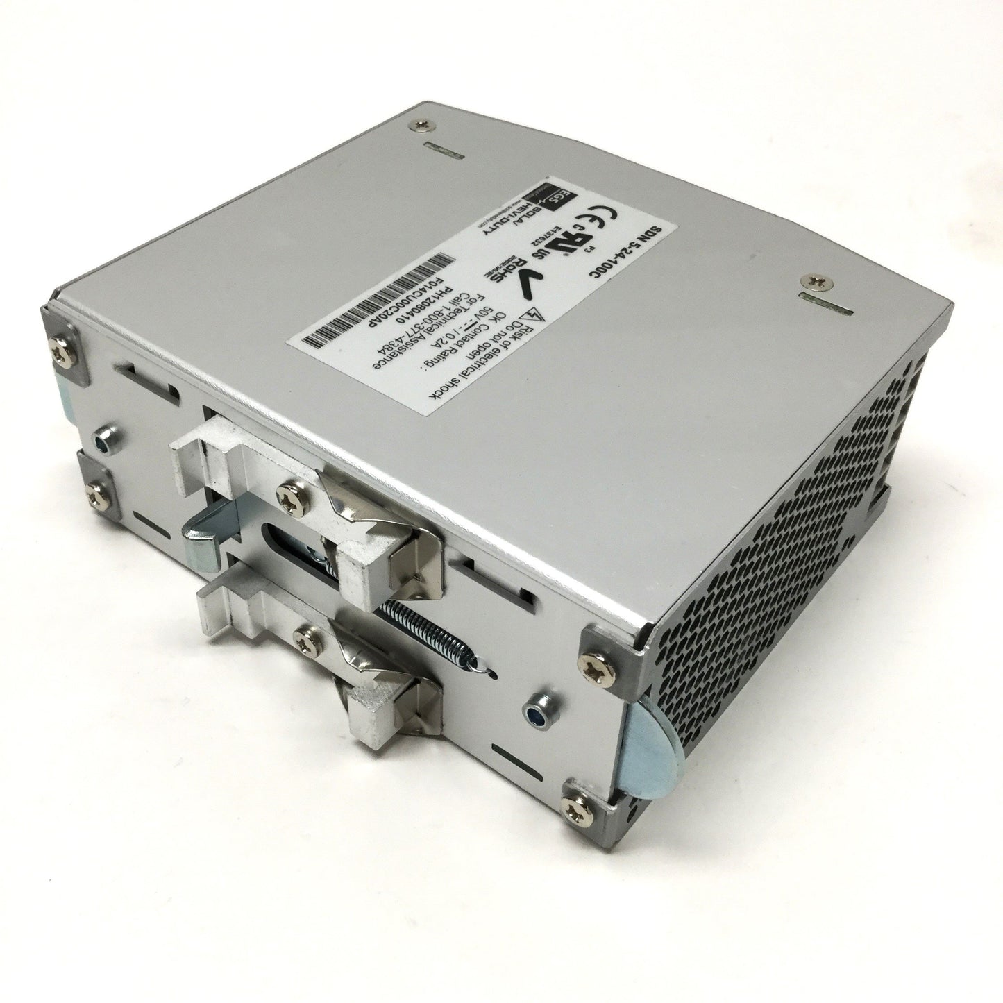 Used Sola SDN 5-24-100C Power Supply, Input 100-240VAC 2A 50/60Hz, Output 24VDC 5A