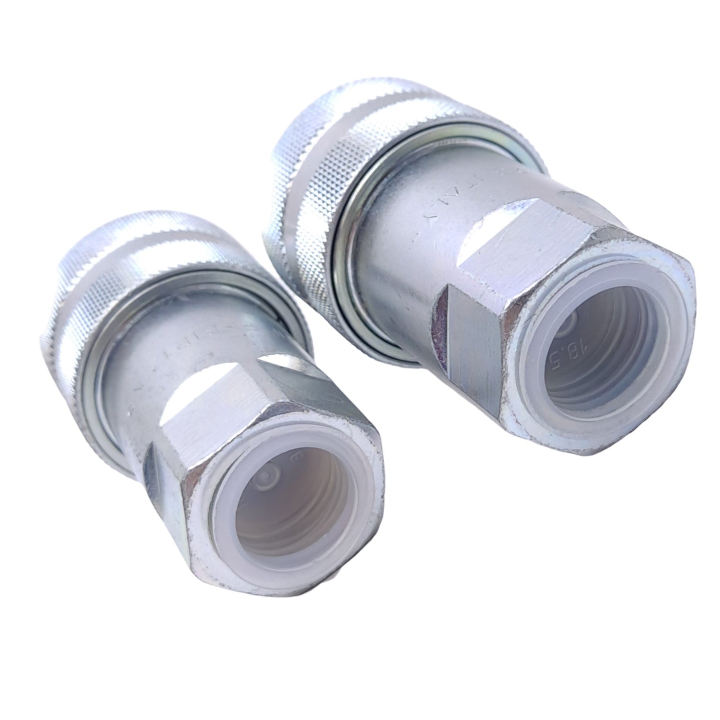 New Lot of 2 Stucchi 800501004 Quick Disconnect Couplings, 1/2 NPT, 90 L/min, 25MPa