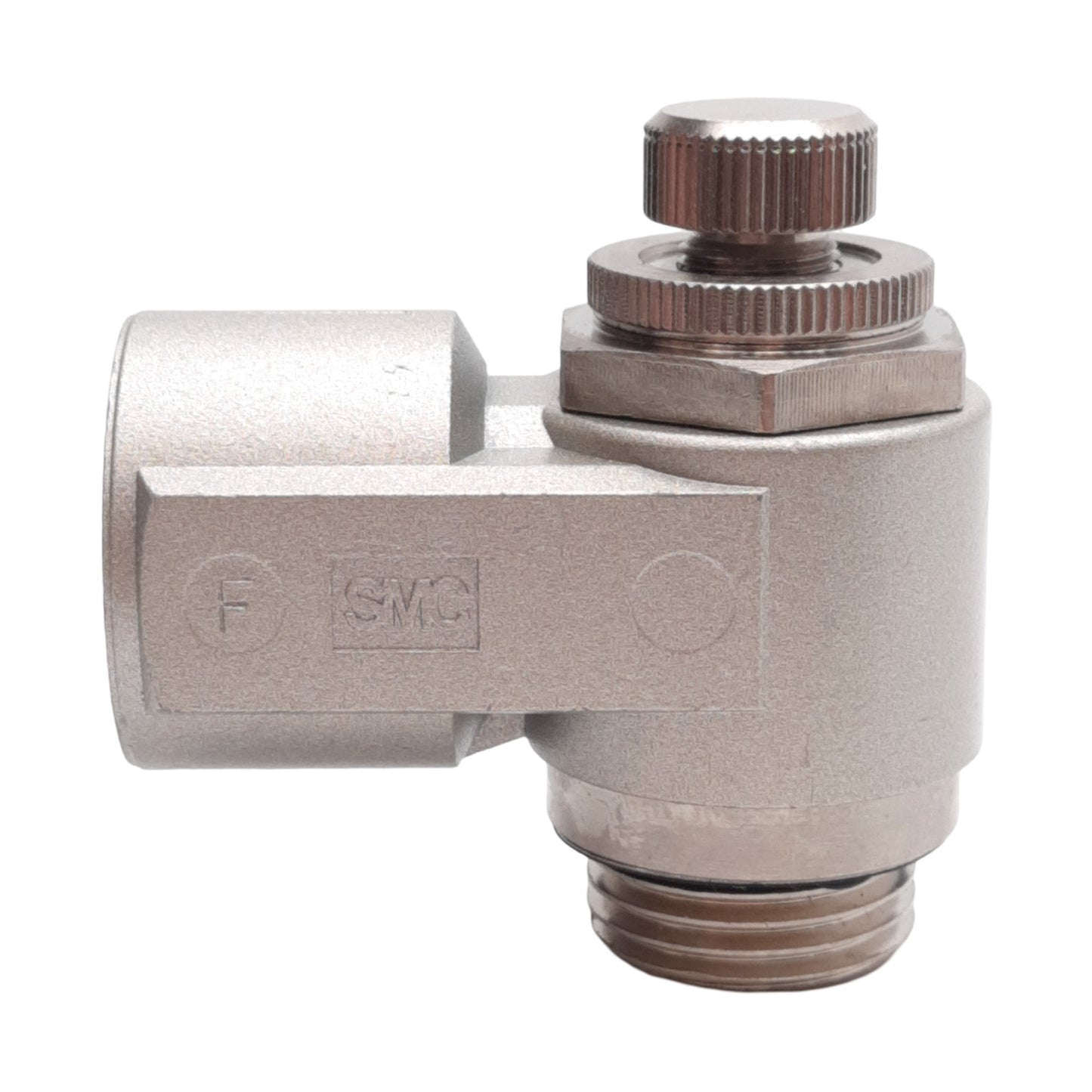 New SMC AS4200-G04-XG Speed Control Elbow Fitting, 0.1-1.0MPa, G1/2 Thread