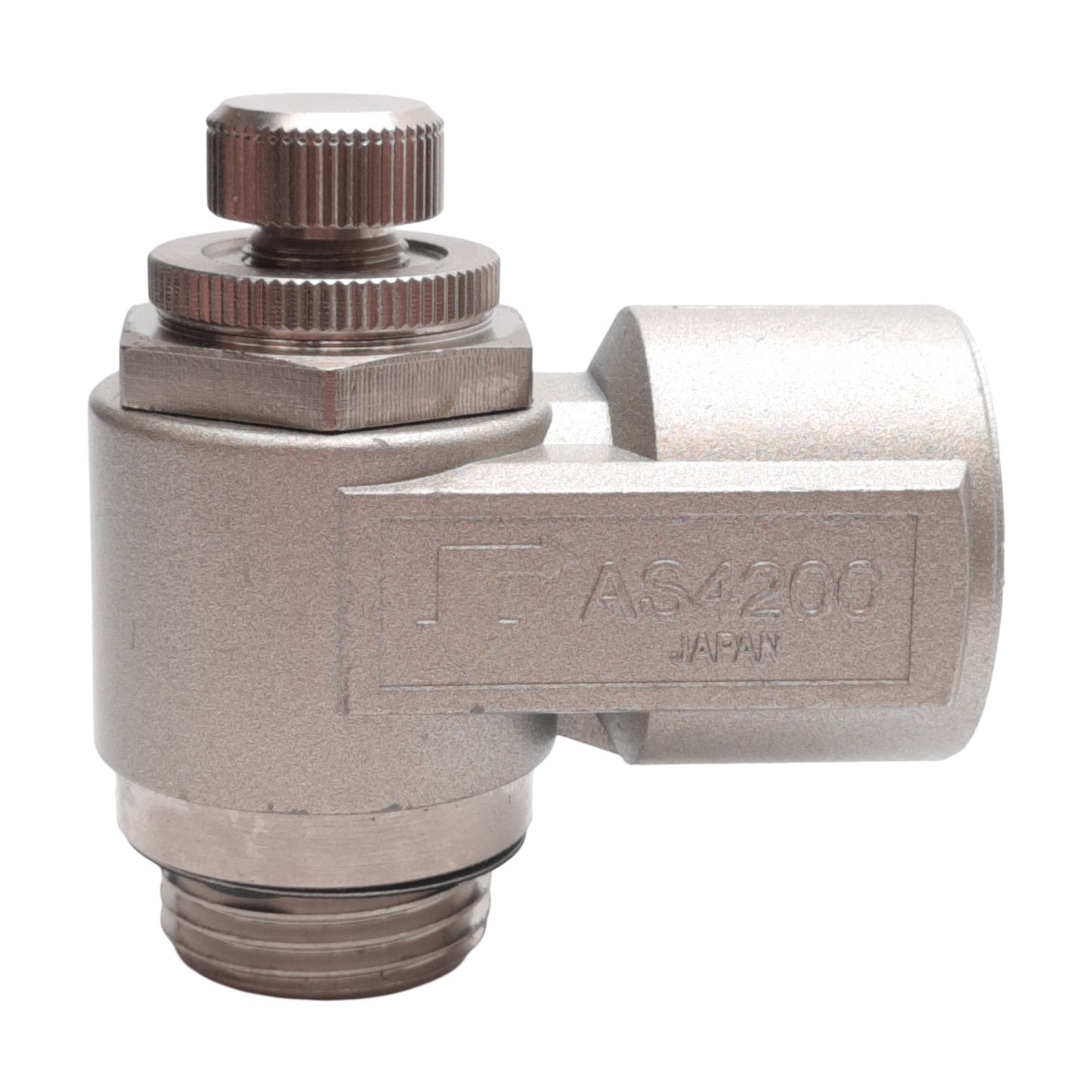 New SMC AS4200-G04-XG Speed Control Elbow Fitting, 0.1-1.0MPa, G1/2 Thread