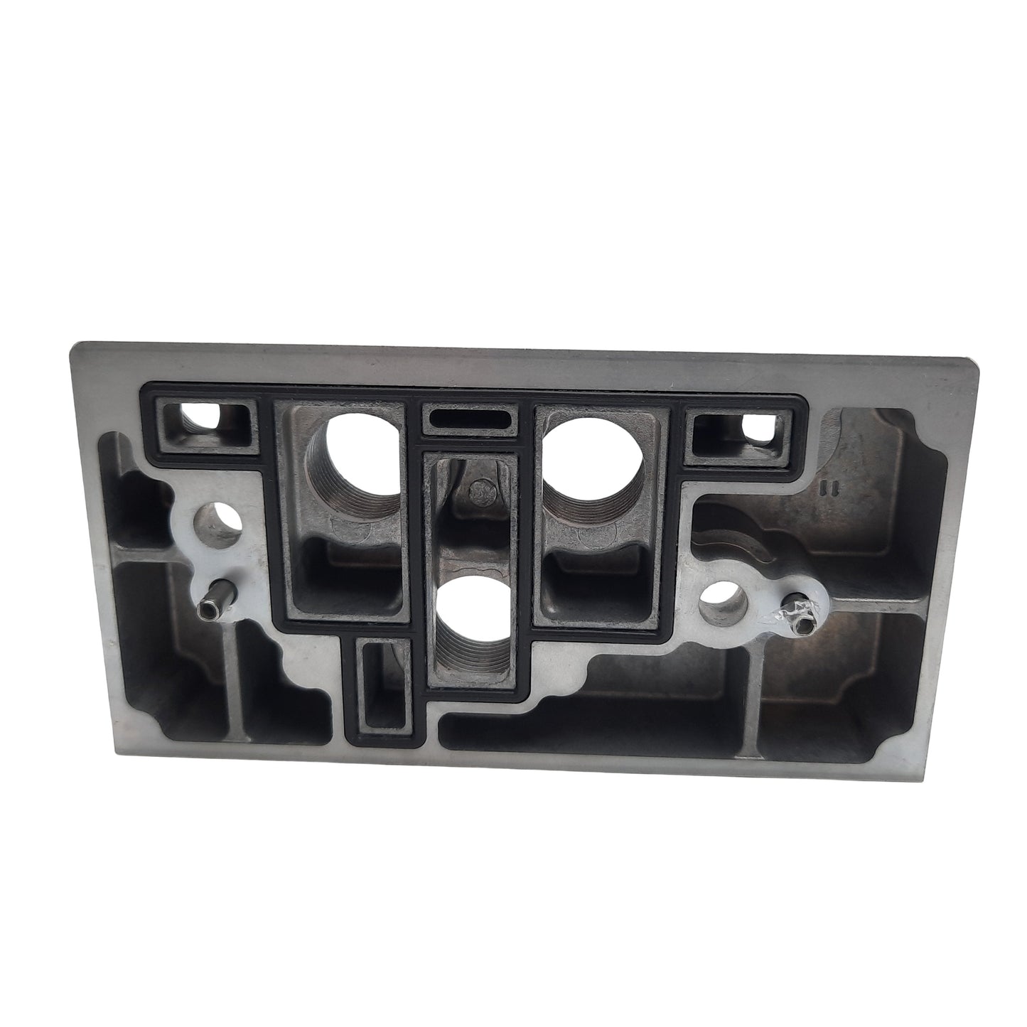 New SMC MES704U-03F Right Side End Plate For EVS1 Series Manifolds, G 3/8 & G 1/8
