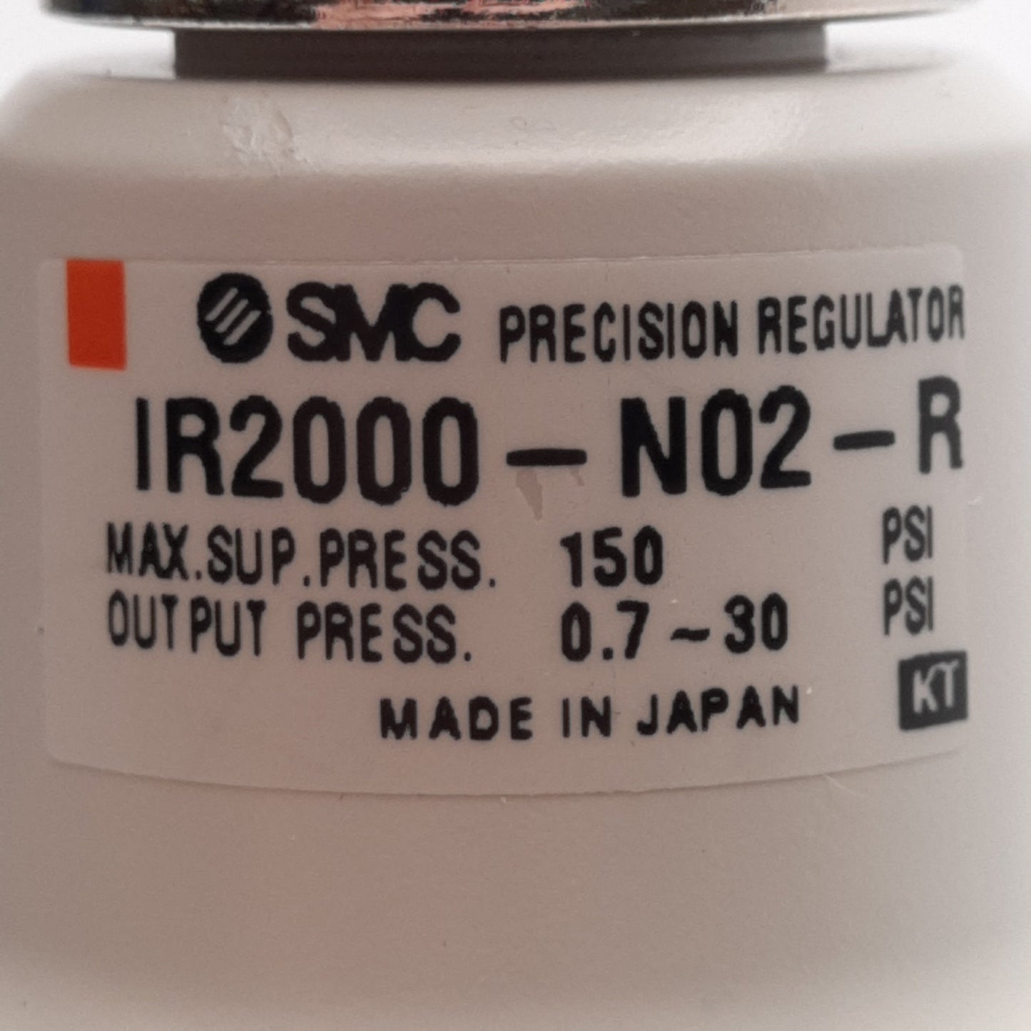 New SMC IR2000-N02-R Precision Regulator, 0.7-30PSI Set, 150PSI Supply, 1/4in NPT