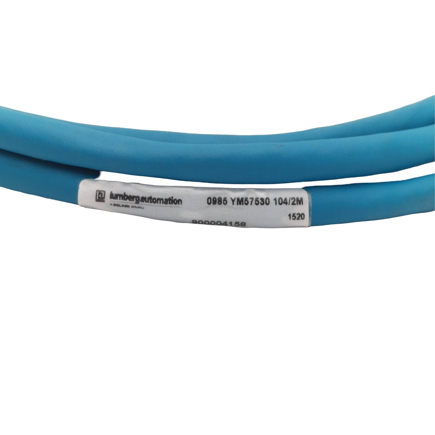 New Lumberg Automation 0985 YM57530 104/2M Ethernet Cable, M12 4-Pin Female to RJ45