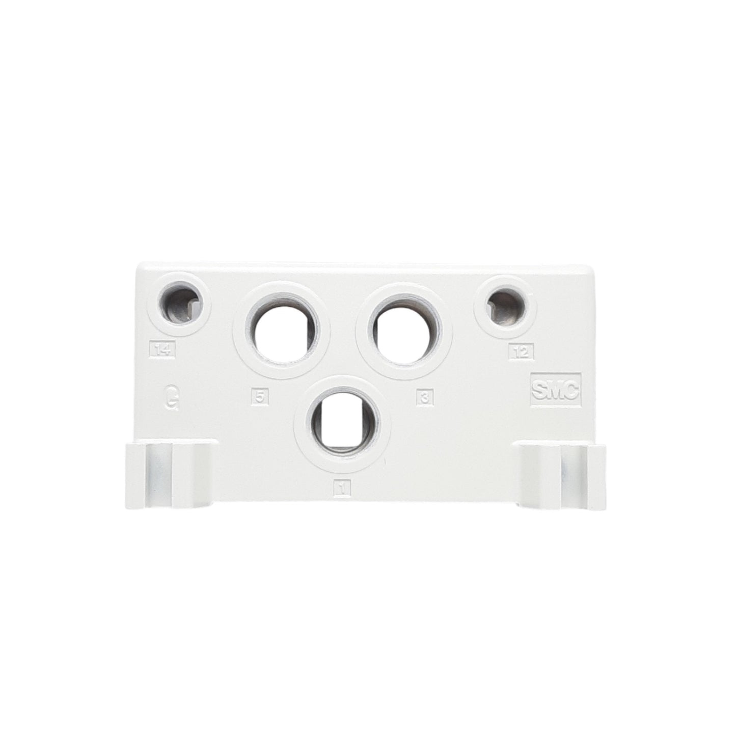 New SMC MES704D-03F End Plate Assembly Left Side, EVS1 Manifolds, G 3/8 & G 1/8