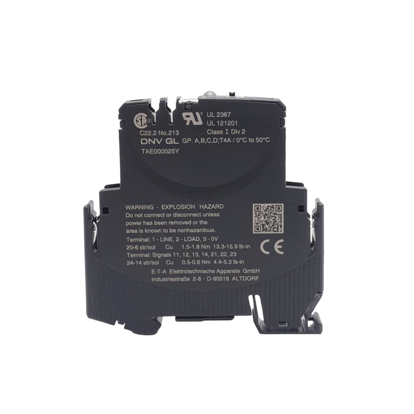 New ETA ESX10-TB-102-DC24V-4A Electronic Circuit Protector 24VDC, 4A, 1-Pole