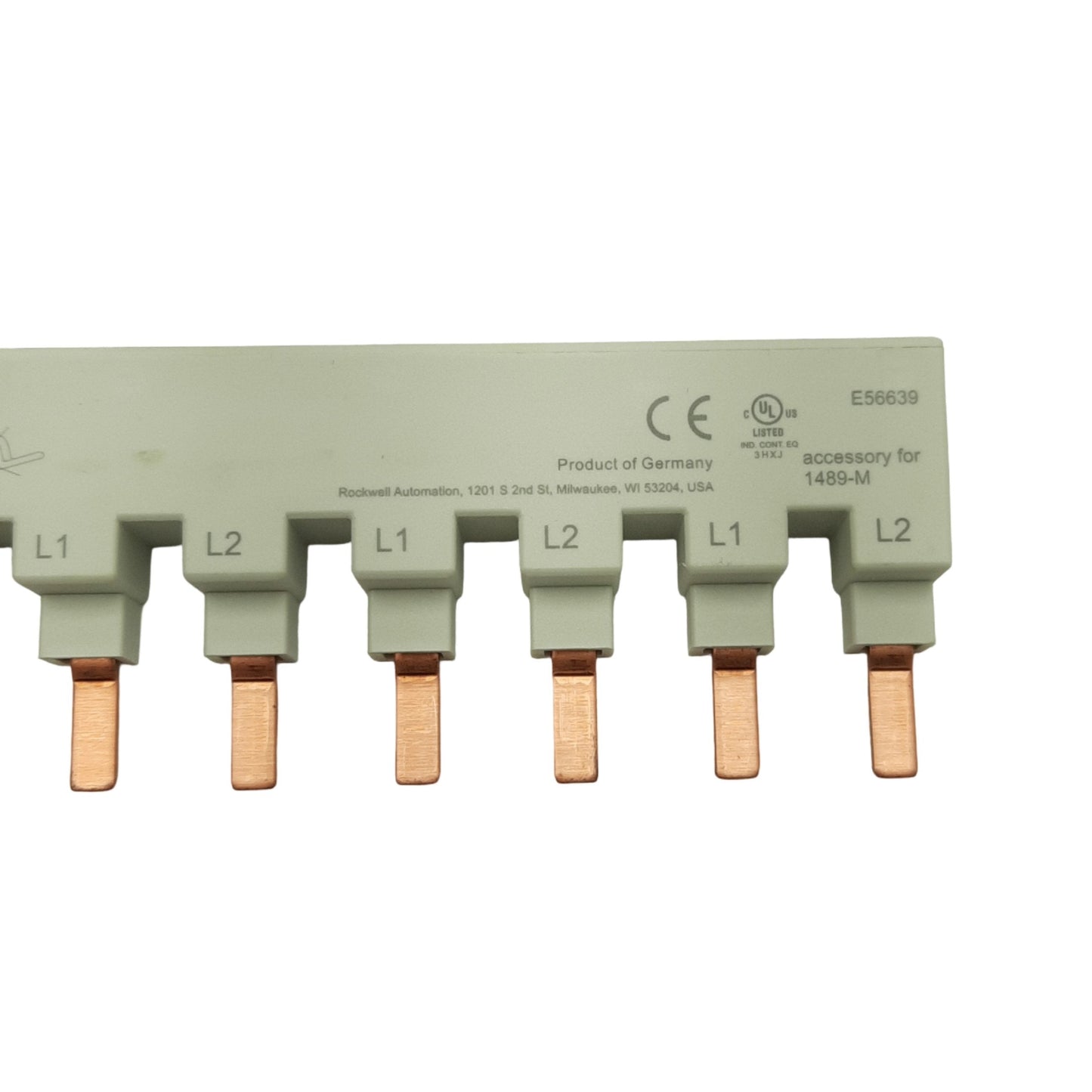 New Allen Bradley 1489-AMCL218 MCB Bus Bar, 2-Phase 18-Pins, 600V AC/DC, 115A