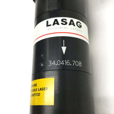 Used LASAG LLBK45 Laser Welding Head w/ Lens Ø45mm 100:100, from SLS CL Pulsed Nd:YAG