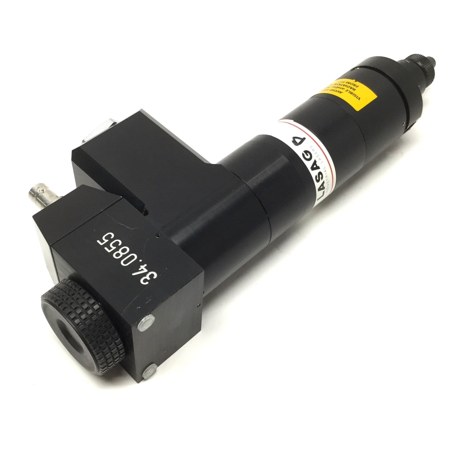 Used LASAG LLBK45 Laser Welding Head w/ Lens Ø45mm 100:100, from SLS CL Pulsed Nd:YAG