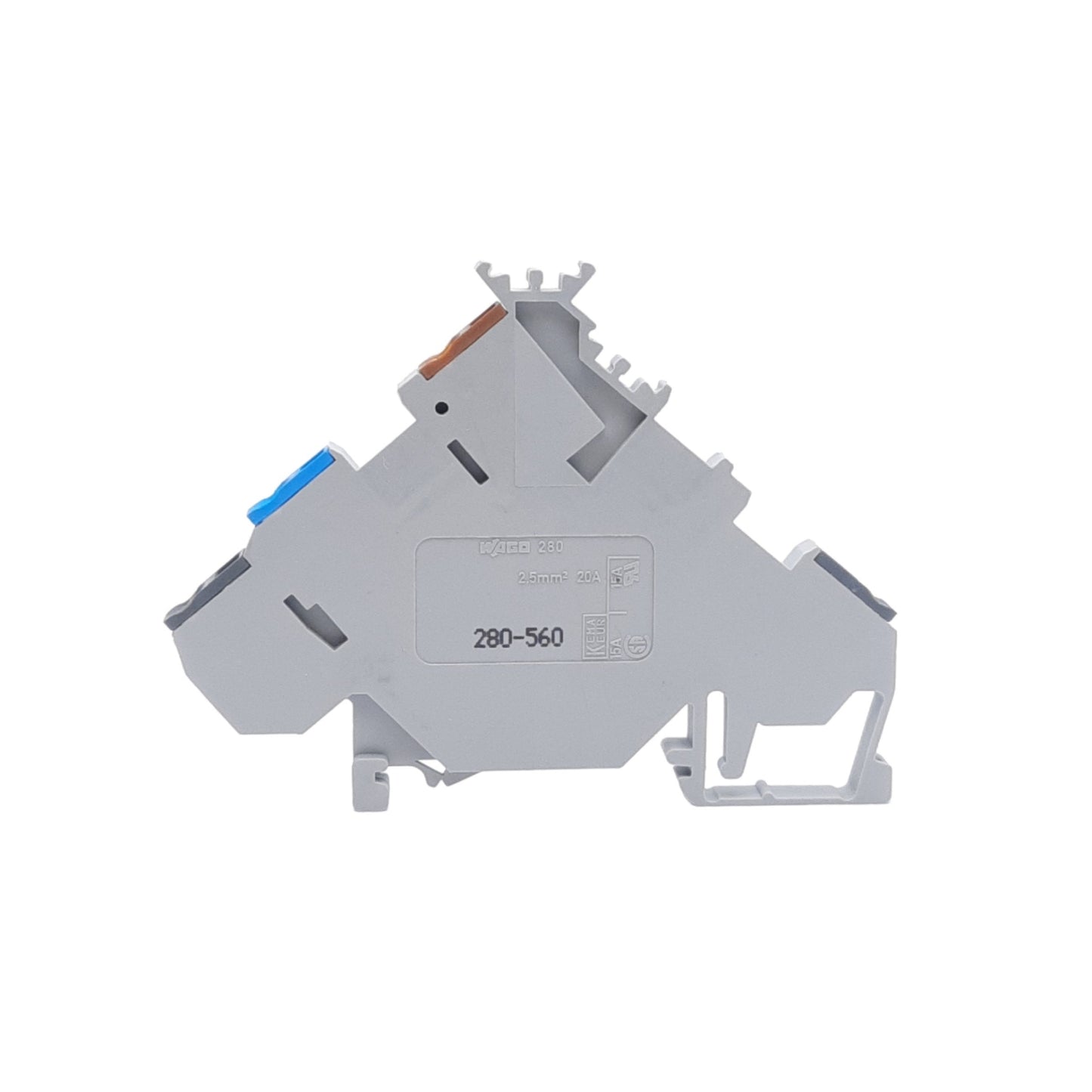 New Lots of 9 Wago 280-560 Terminal Block, 3-Conductor, 3-Level, 400V 20A, DIN Rail