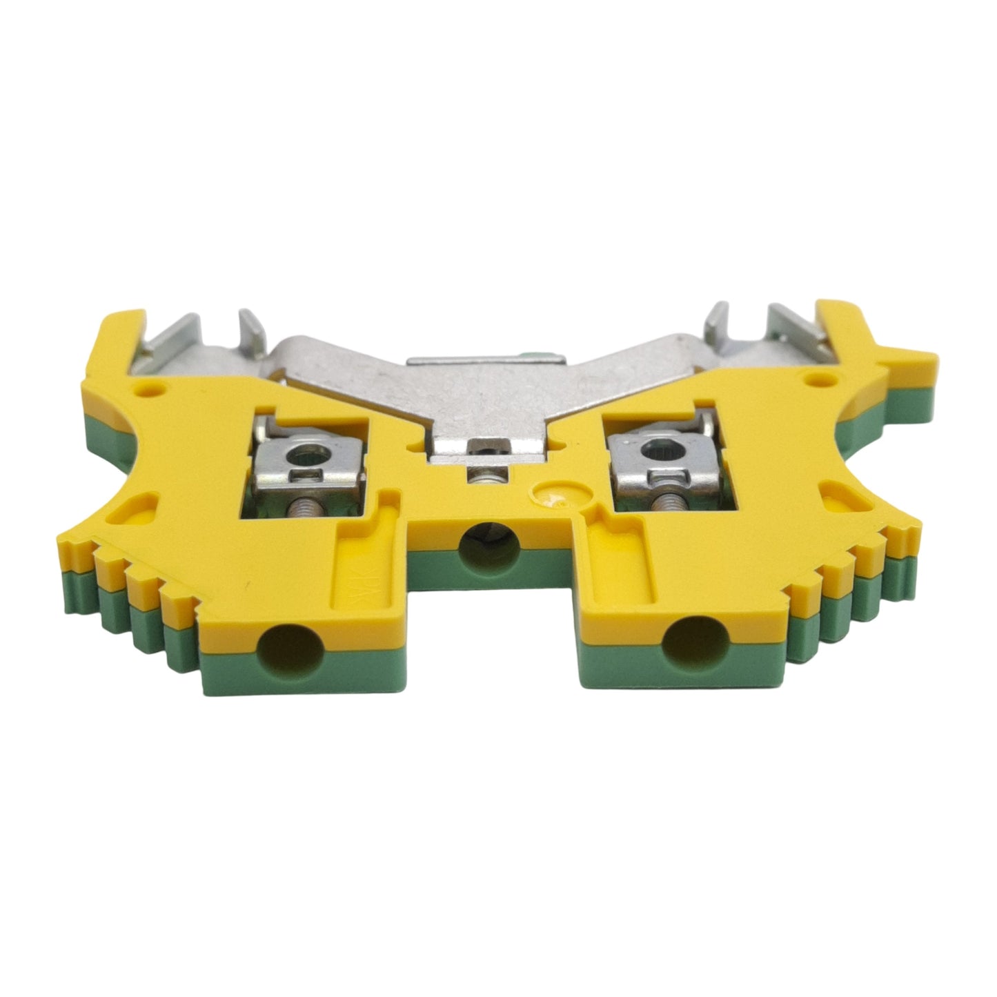 New Lot of 10 Weidmuller WPE 2.5 Ground Terminal Block Single Level, 5.1mm, DIN Rail