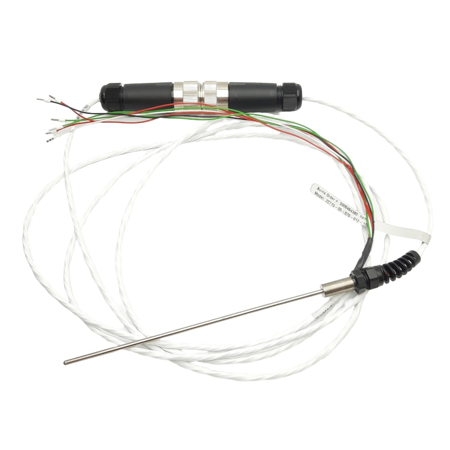 New Burns Engineering 22715-05-070-012-120 Pt100 RTD Sensor, Dual, ø1/8 x 7in Probe