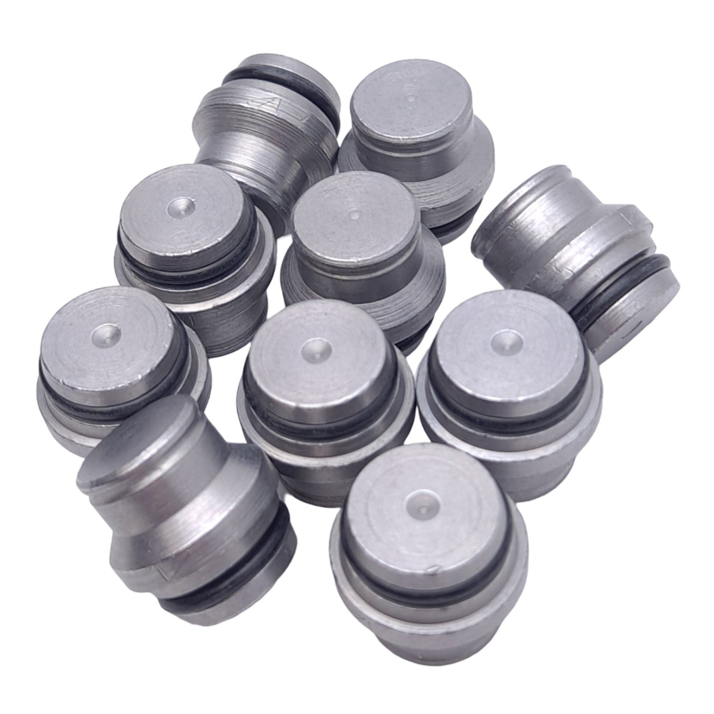 New Lot of 10 Brennan D0303-15 Hydraulic MBT Cap Inserts, ø15mm x 20mm, 400 Bar Max