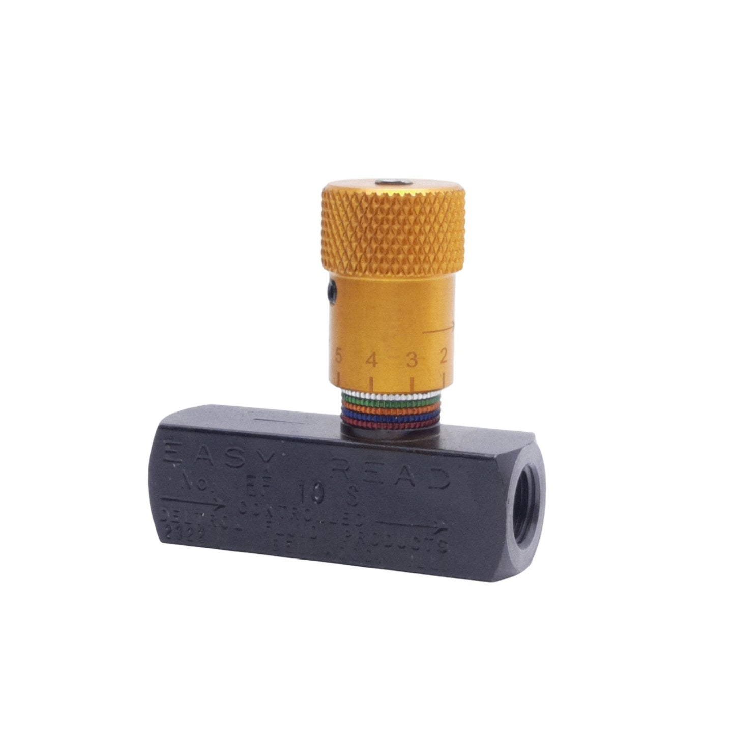 New Deltrol EF10S Easy Read Flow Control Valve, Female 1/8in NPTF, 5000psi Max, 3gpm