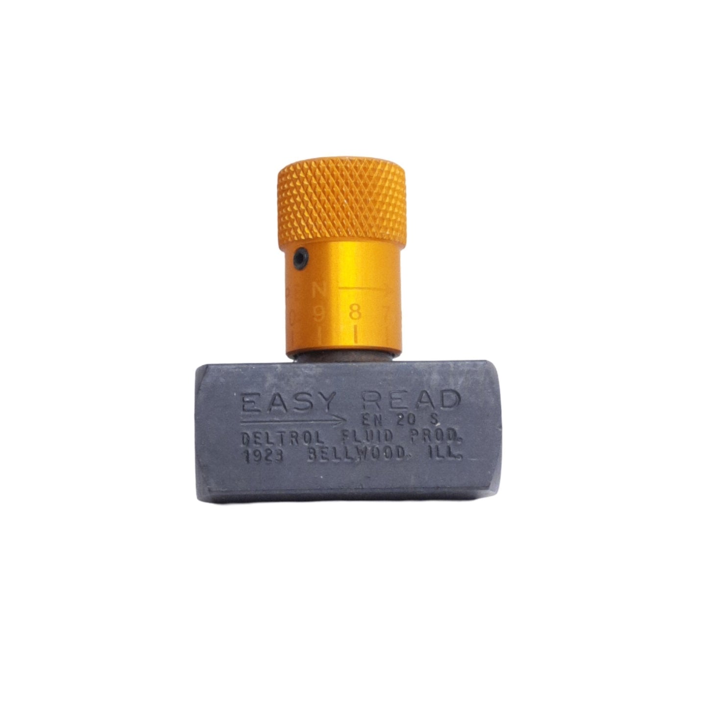 New Deltrol EN20S Easy Read Needle Valve, Female 1/4in NPTF, 5000psi Max, 10gpm