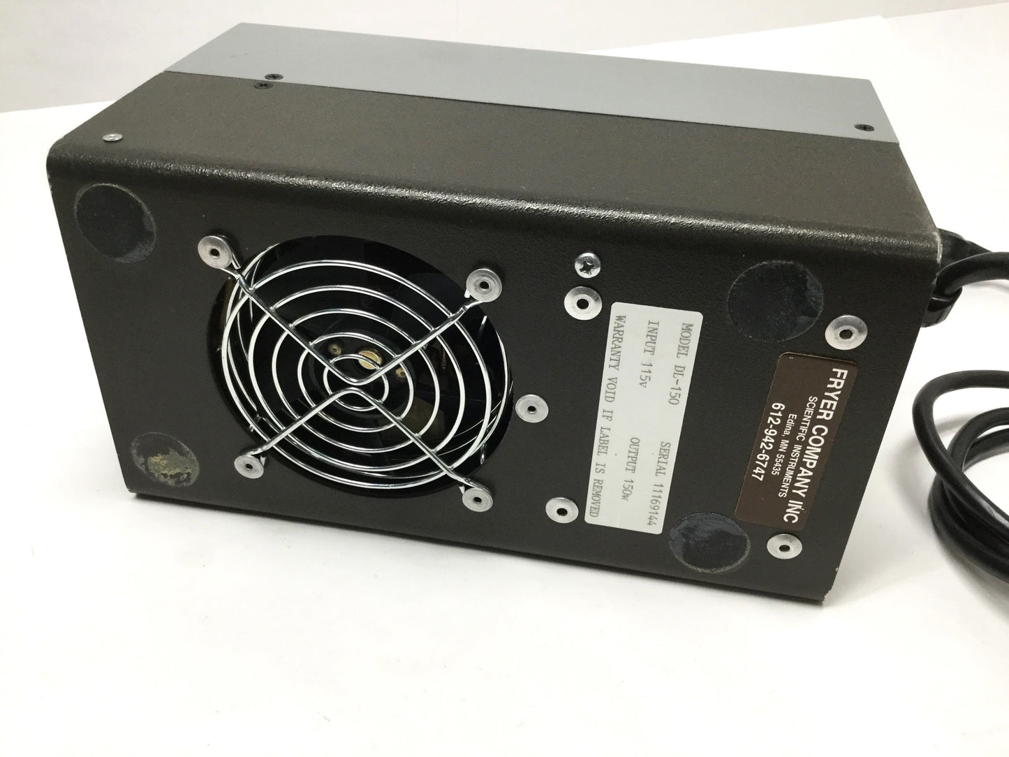 Used Fryer DL-150 Dyna-Lite Fiber Optic Light Source EKE 21V 150W, 115VAC, Ø5/8"