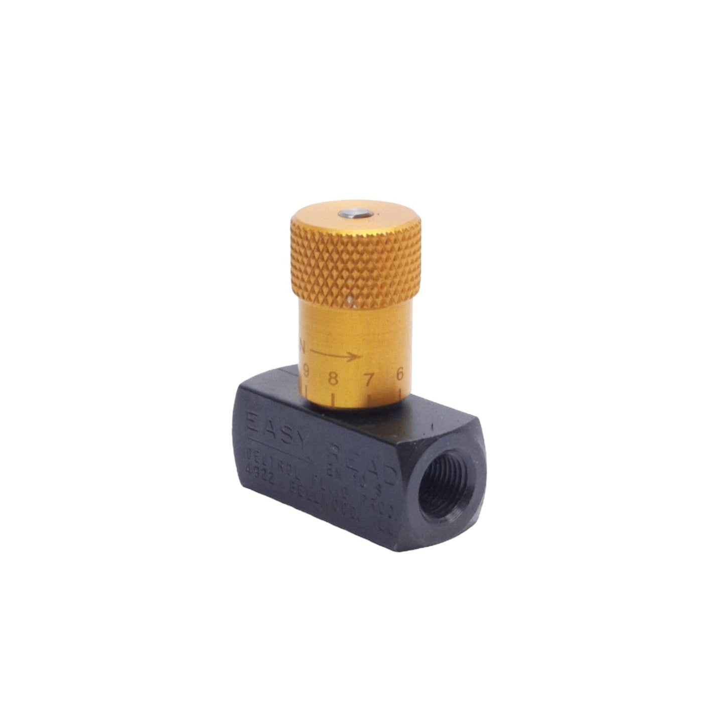 New Deltrol EN10S Easy Read Needle Valve, Female 1/8in NPTF, 5000psi Max, 4.5gpm