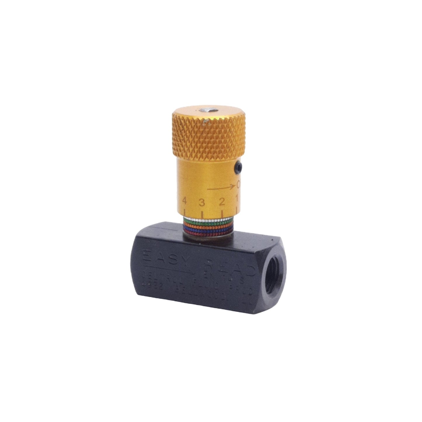 New Deltrol EN10S Easy Read Needle Valve, Female 1/8in NPTF, 5000psi Max, 4.5gpm