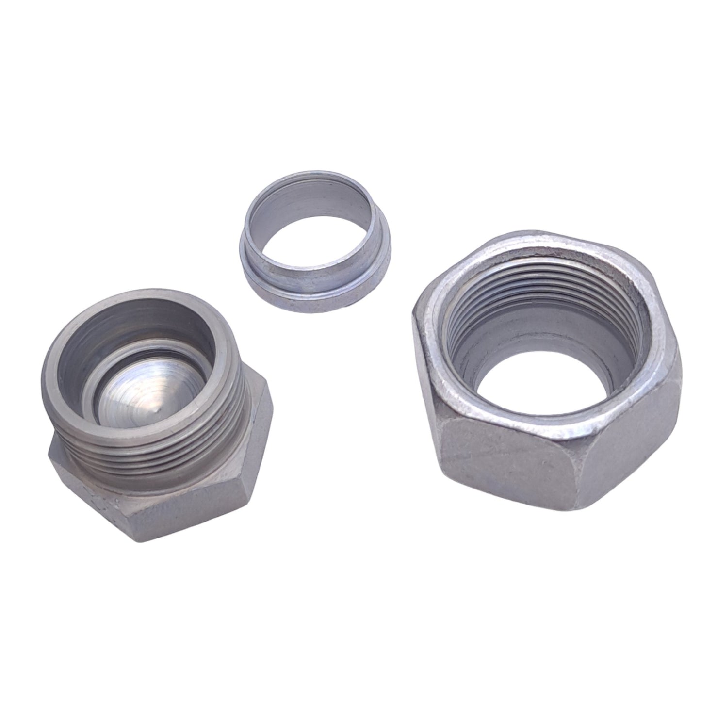 New Brennan D2408-L18-SS Hydraulic MBT Plugs w/ Tube Nut, ø18mm M26x1.5, 400bar Max
