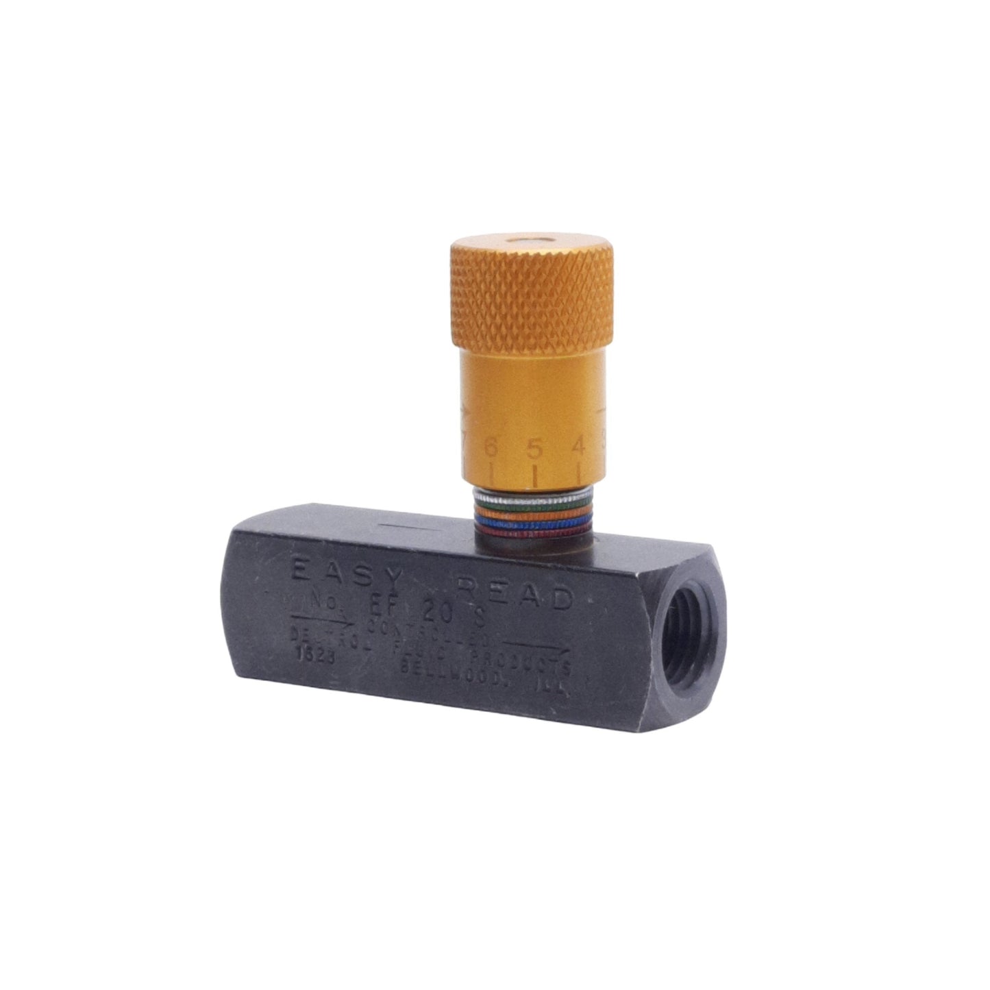 New Deltrol EF20B Easy Read Flow Control Valve, Female 1/4in NPTF, 5000psi Max, 6gpm