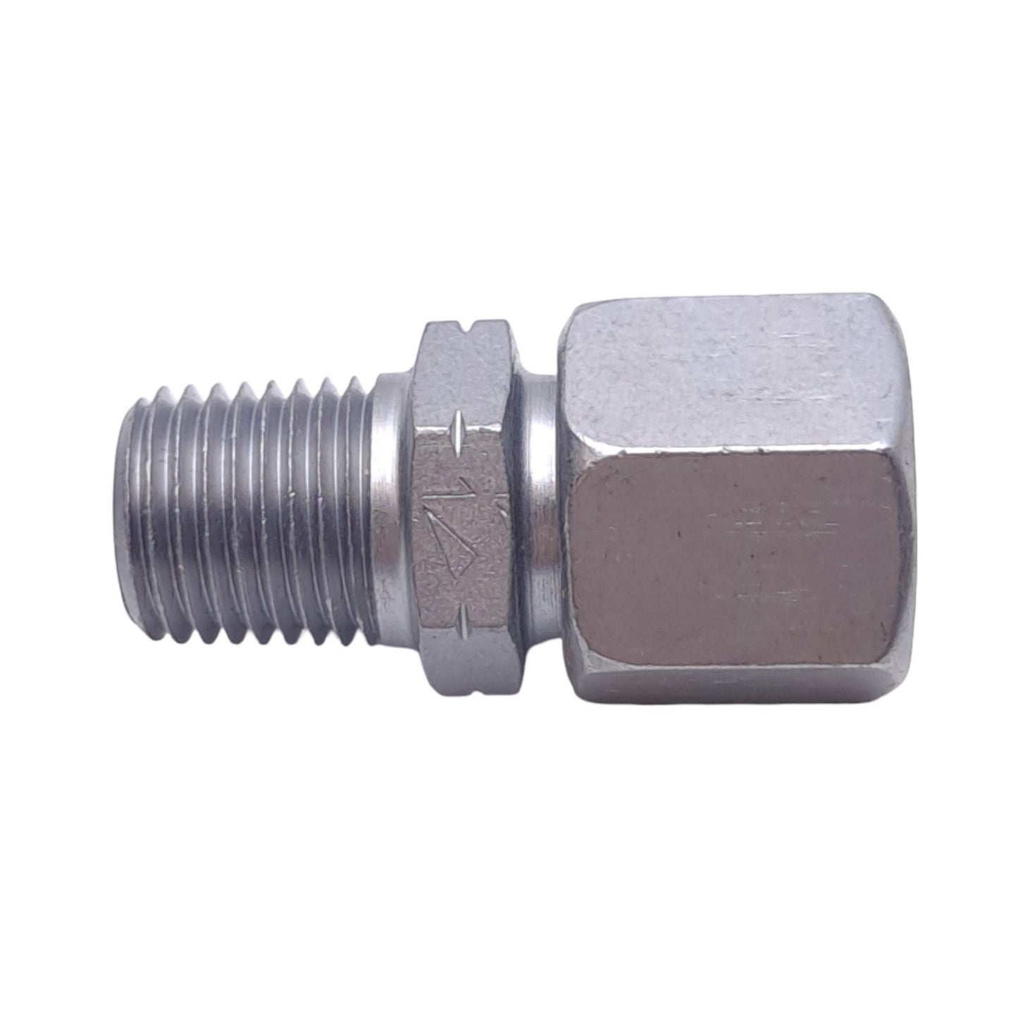 New Brennan D2404-L10-04-SS Straight Coupling, ø10mm, M16x1.5, 1/4 NPT, 315bar Max