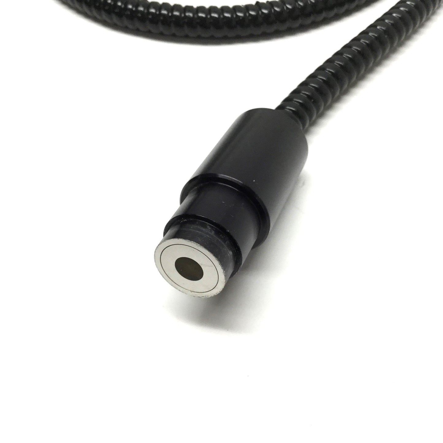 Used Schott Fostec A08660 Mini Fiber Optic Ring Light Guide Ø19-32.5mm Objective, 1m