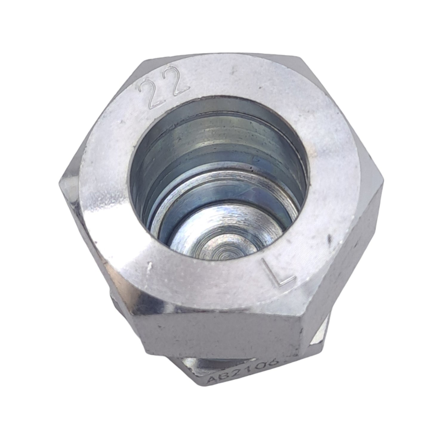 New Brennan D2408-L22 Hydraulic MBT Plug w/ Tube Nut, ø22mm, M30x2.0, 250bar Max