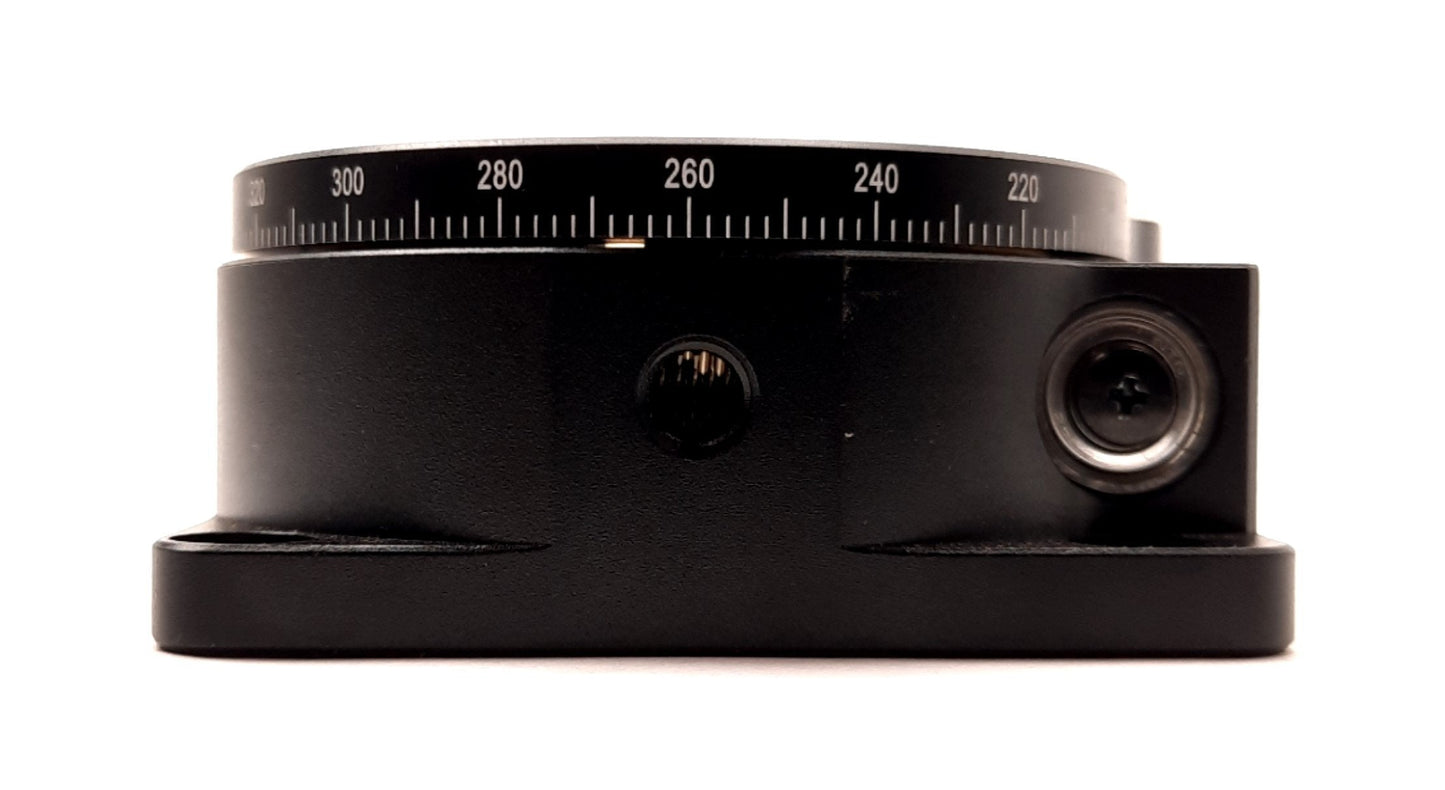 Used OptoSigma OSMS-60YAW Stepper Driven Rotary Stage ⌀60mm 3kg 30°/sec 0.1° Backlash