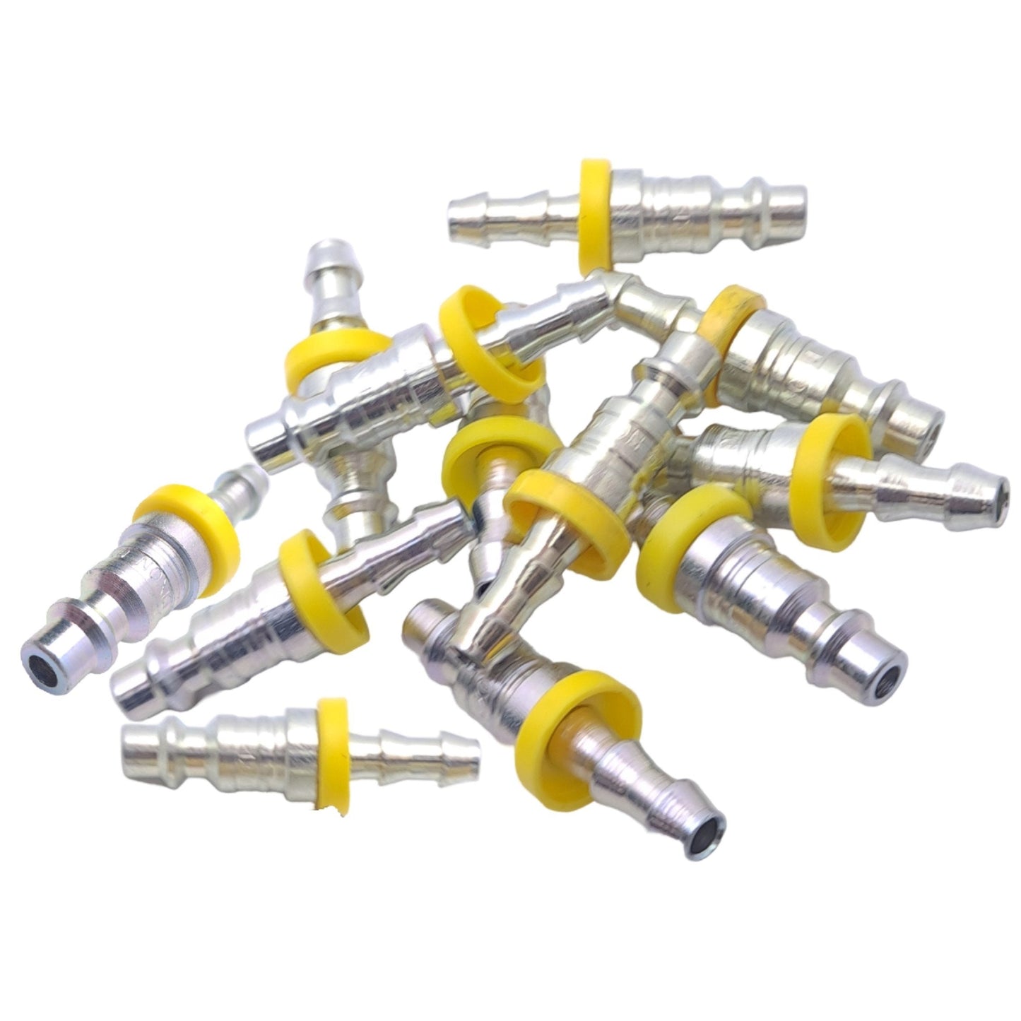 New Lot of 12 Dixon D2B2 Pneumatic Push-On Hose Barbs, ø1/4in Hose, 500 PSI Max